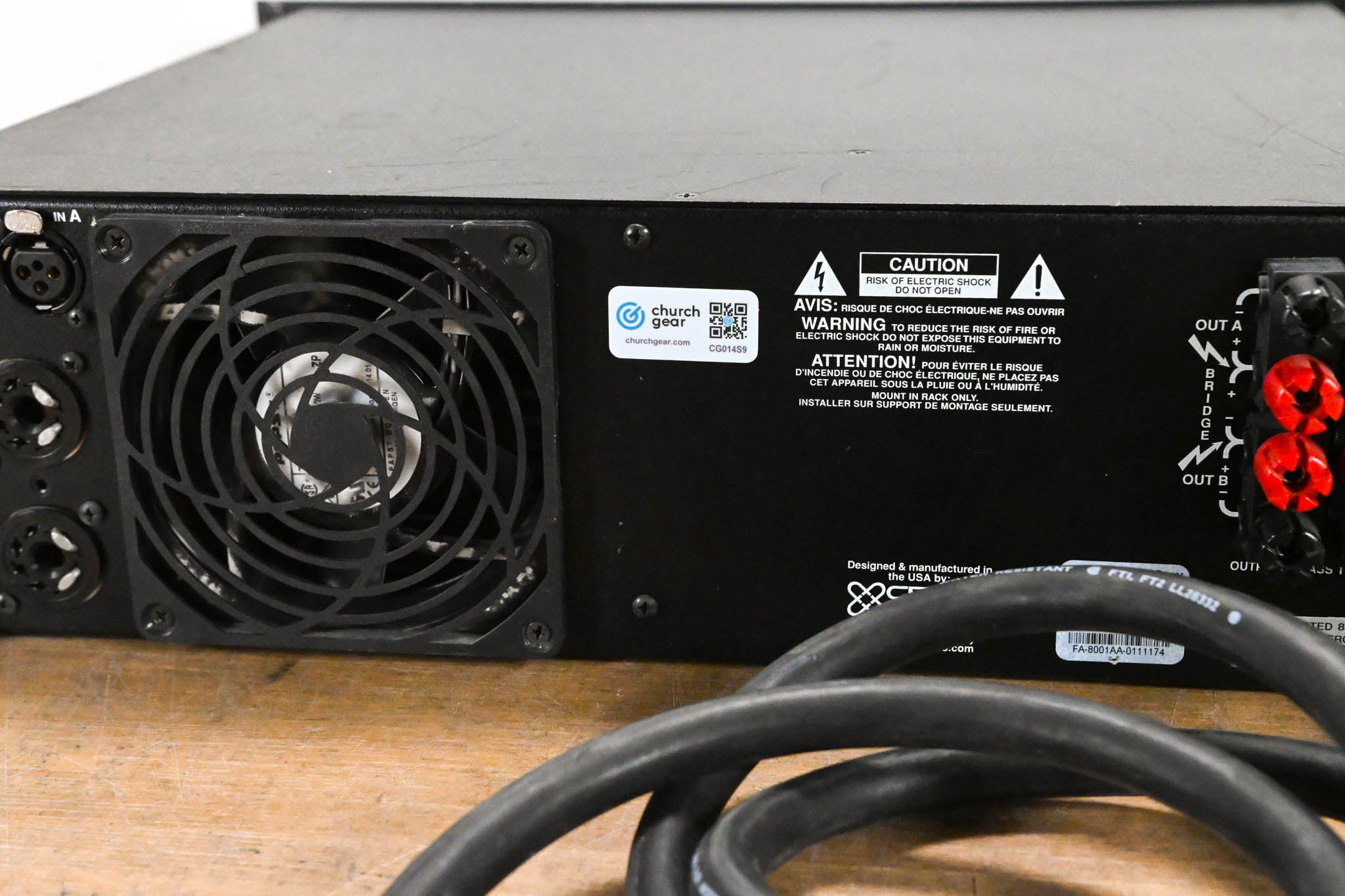 Crest Audio 8001 2-Channel Power Amplifier