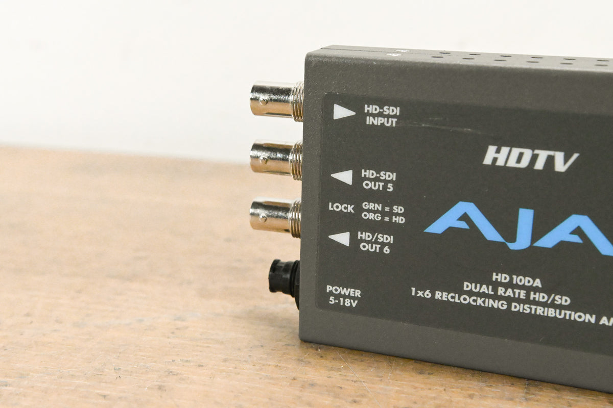 AJA HD10DA 1x6 Distribution Amplifier (NO POWER SUPPLY)