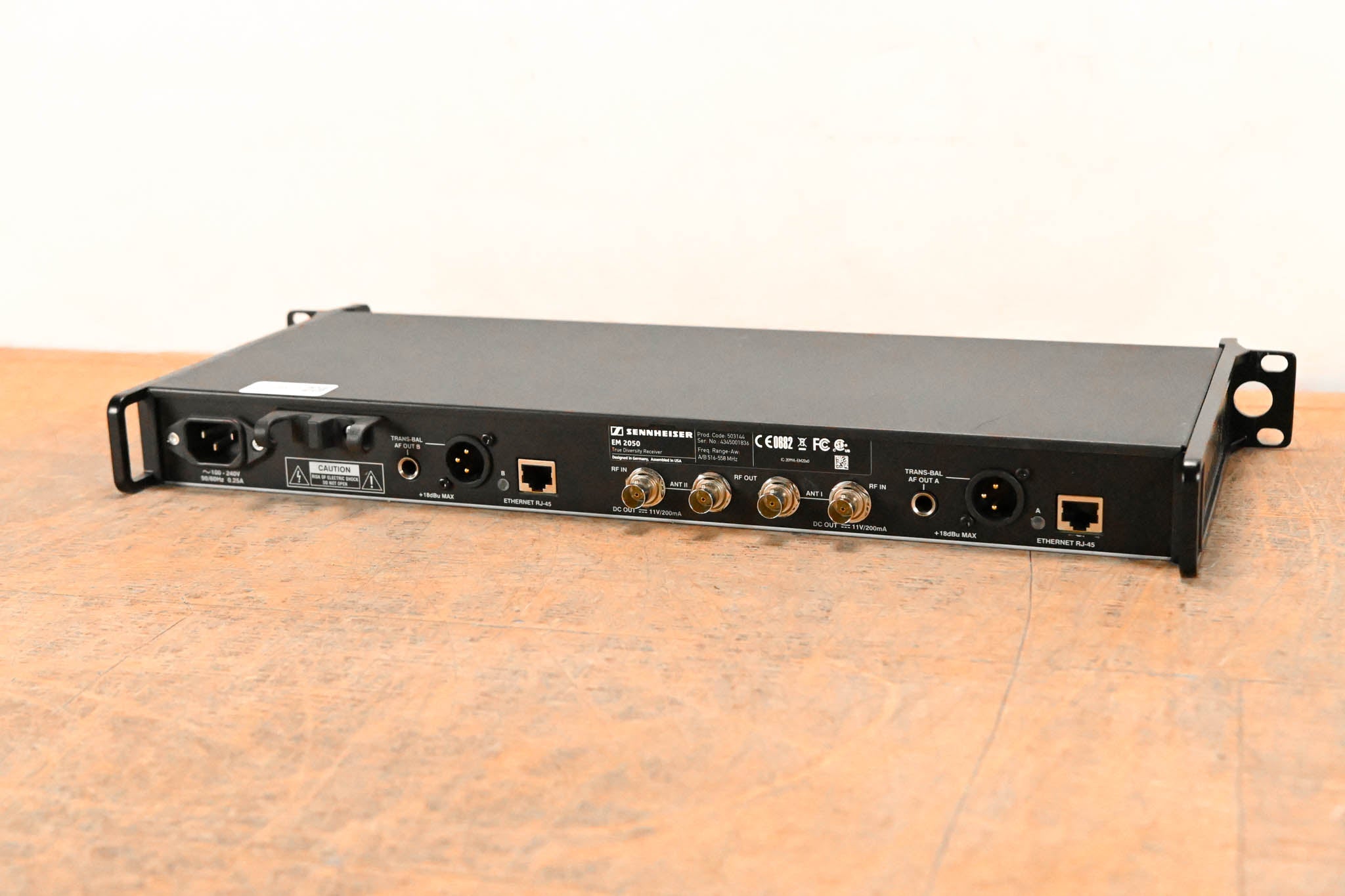 Sennheiser EM 2050 Dual-Channel Wireless Receiver Aw Range: 516-558 MHz