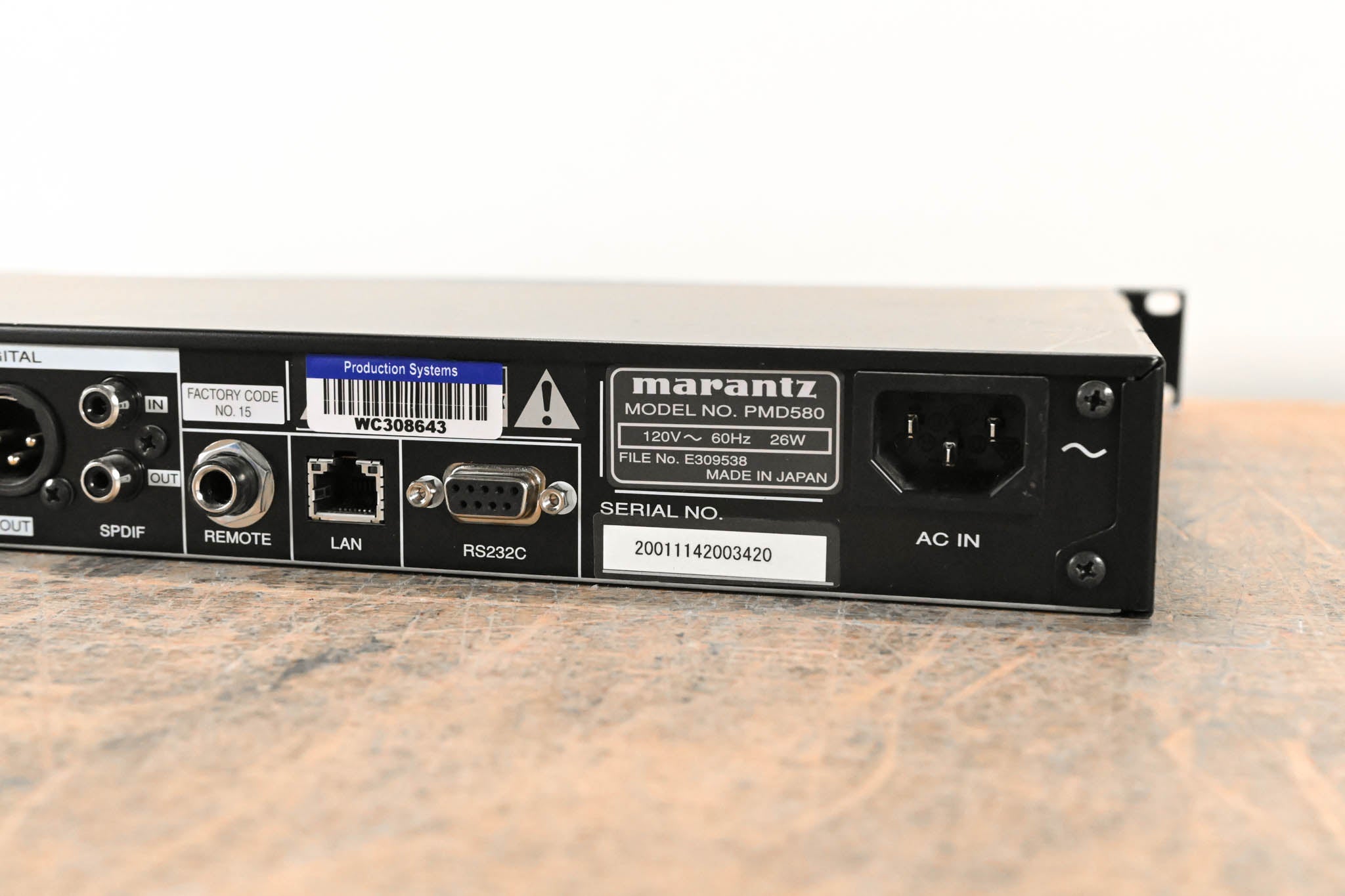 Marantz PMD580 Network Solid State Audio Recorder