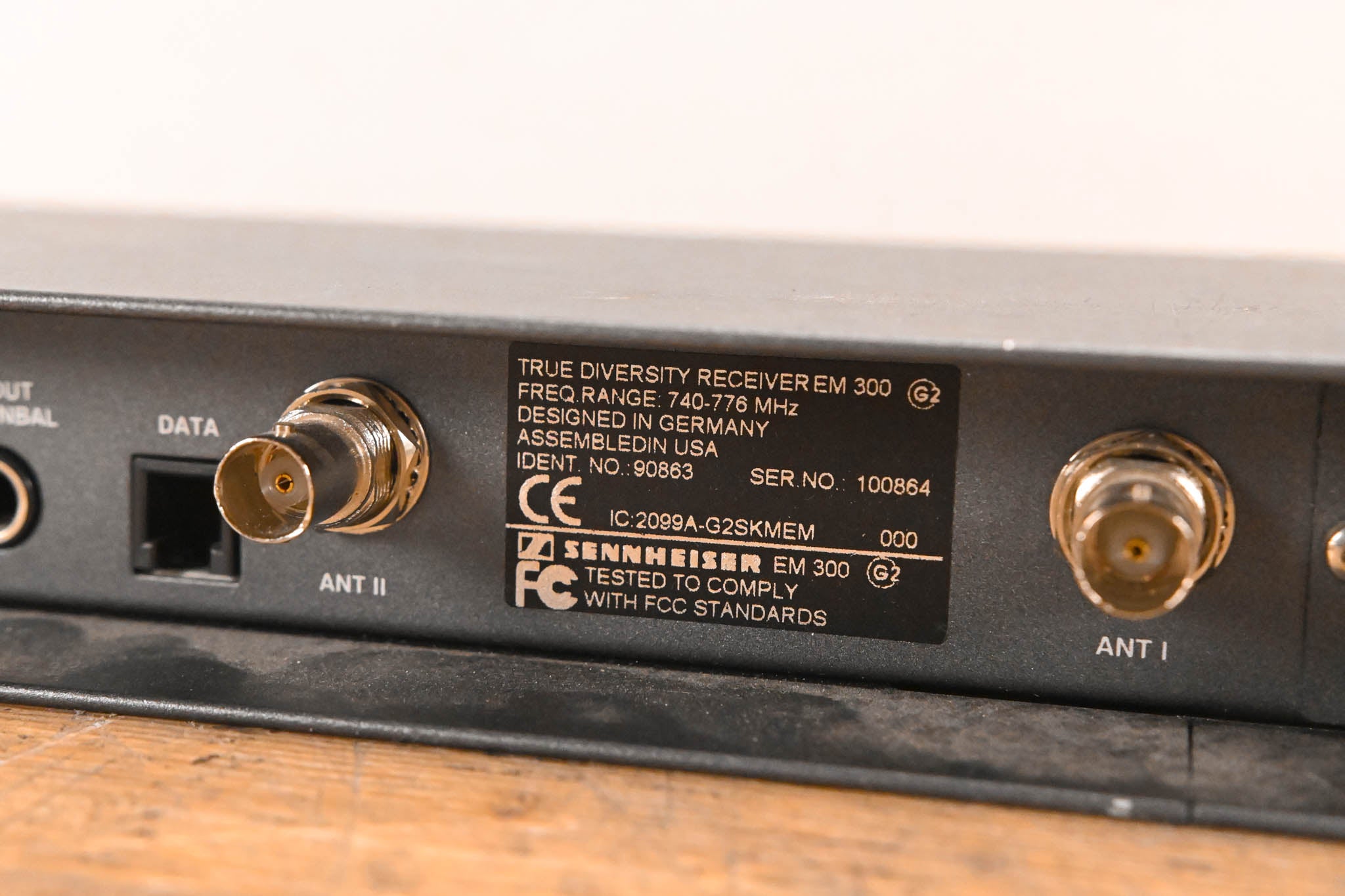 Sennheiser EM 300 G2 Wireless Receiver - 740-776 MHz (NO POWER SUPPLY)