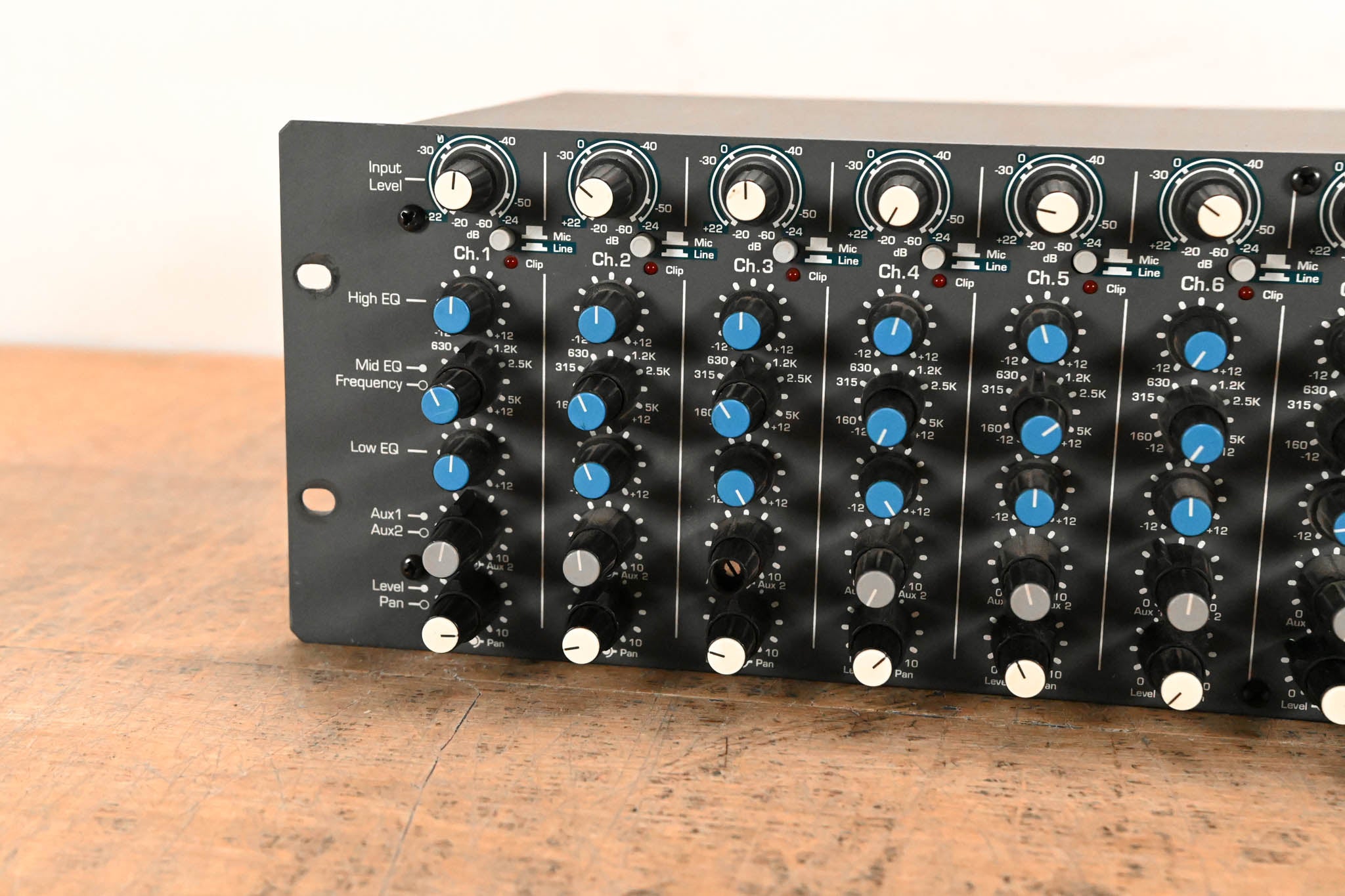 Ashly MX-508 8-Input Stereo Rack-Mountable Mic/Line Mixer