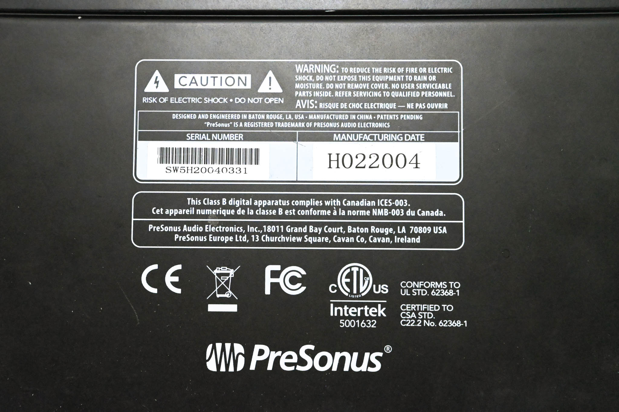 PreSonus SW5E 5-Port AVB Network Switch and Bridge w/ PoE