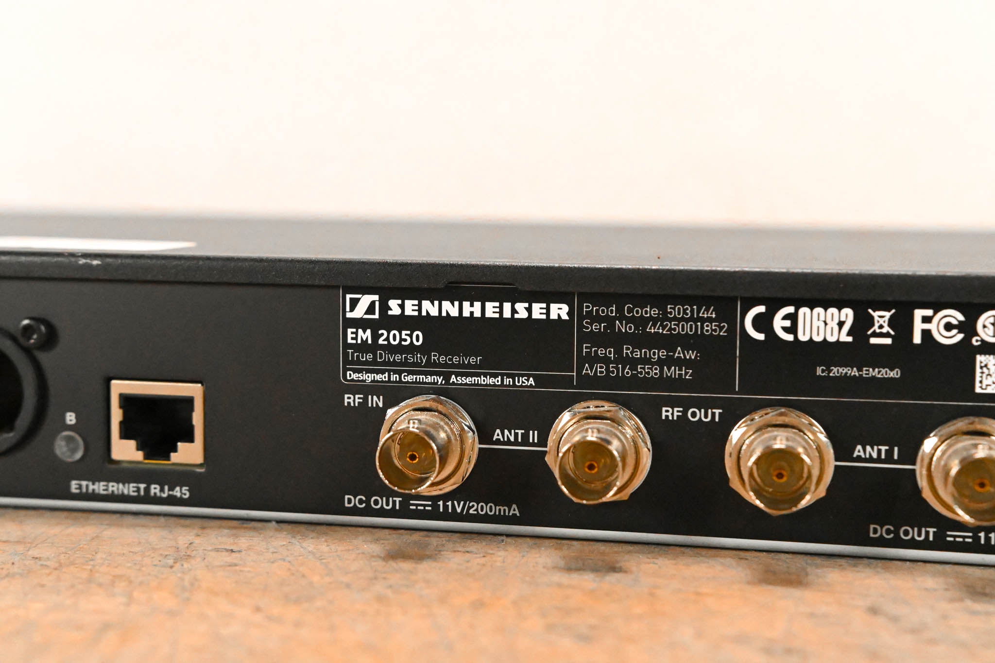 Sennheiser EM 2050 Dual-Channel Wireless Receiver Aw Range: 516-558 MHz