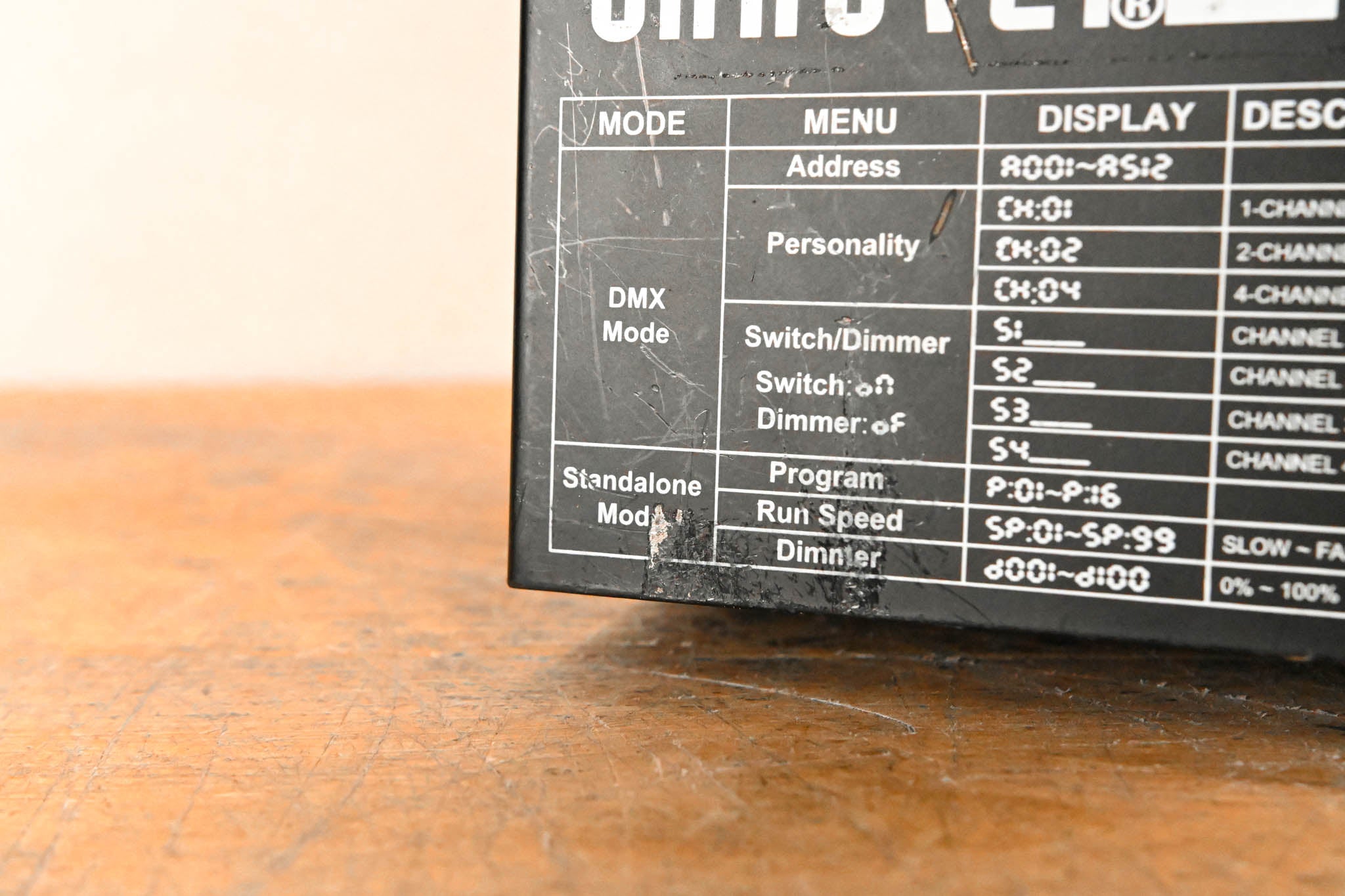 Chauvet DMX-4 4-Channel DMX Dimmer/Relay Pack