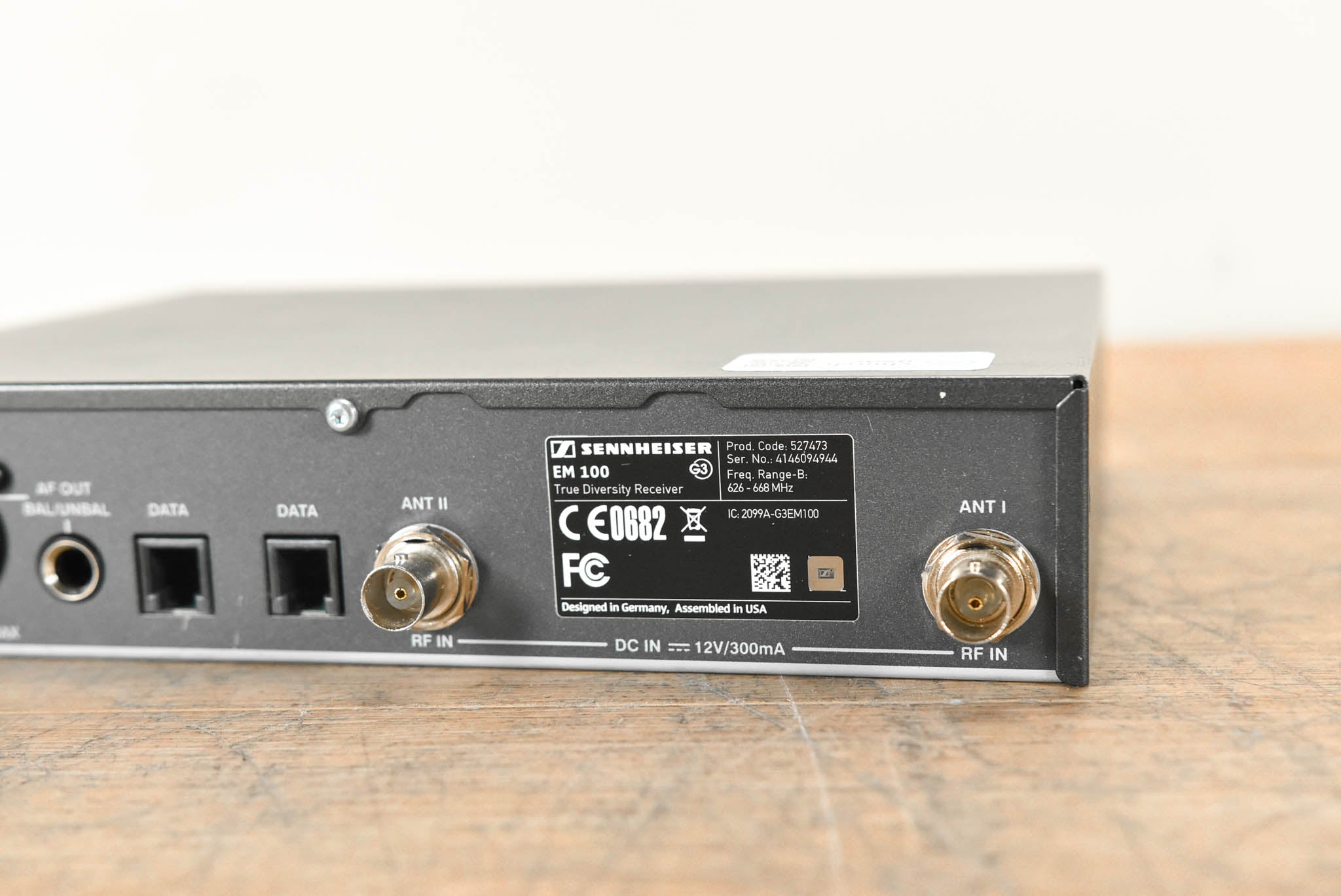 Sennheiser EM 100 G3 Wireless Receiver - 626-668 MHz (NO POWER SUPPLY)