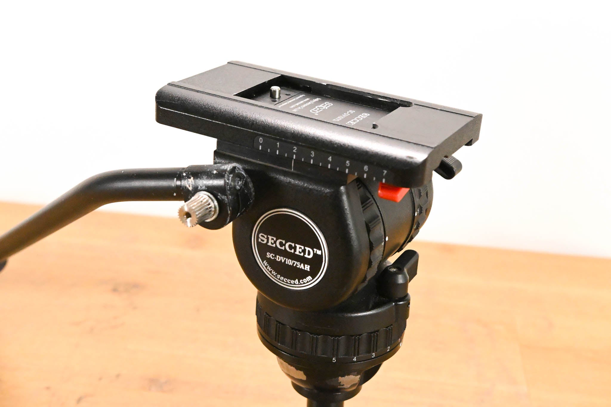 Secced SC-DV10/75AH 75mm Fluid Video Head w/ Pan Bar