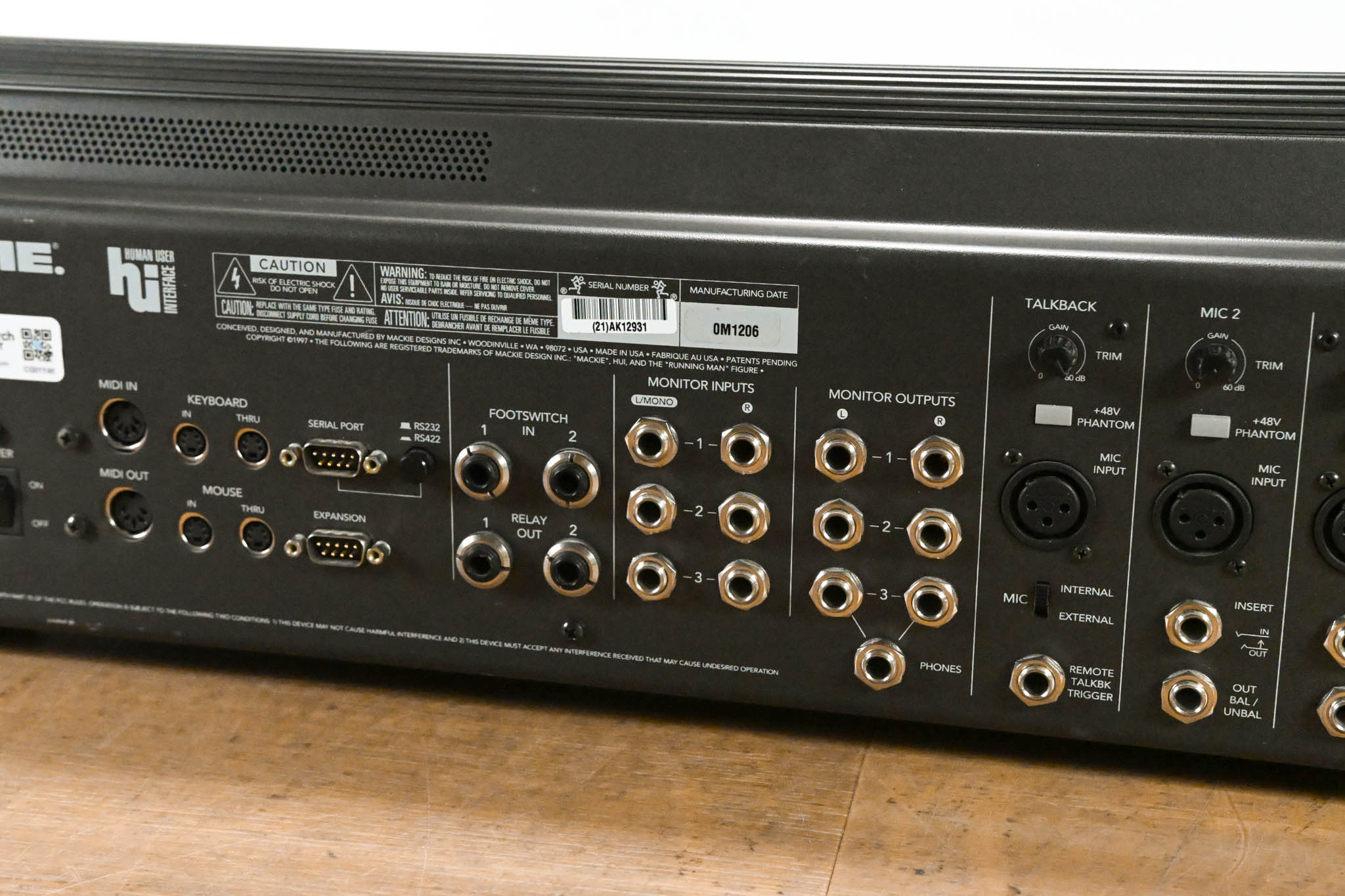 Mackie HUI Human User Interface 8-Channel Control Surface