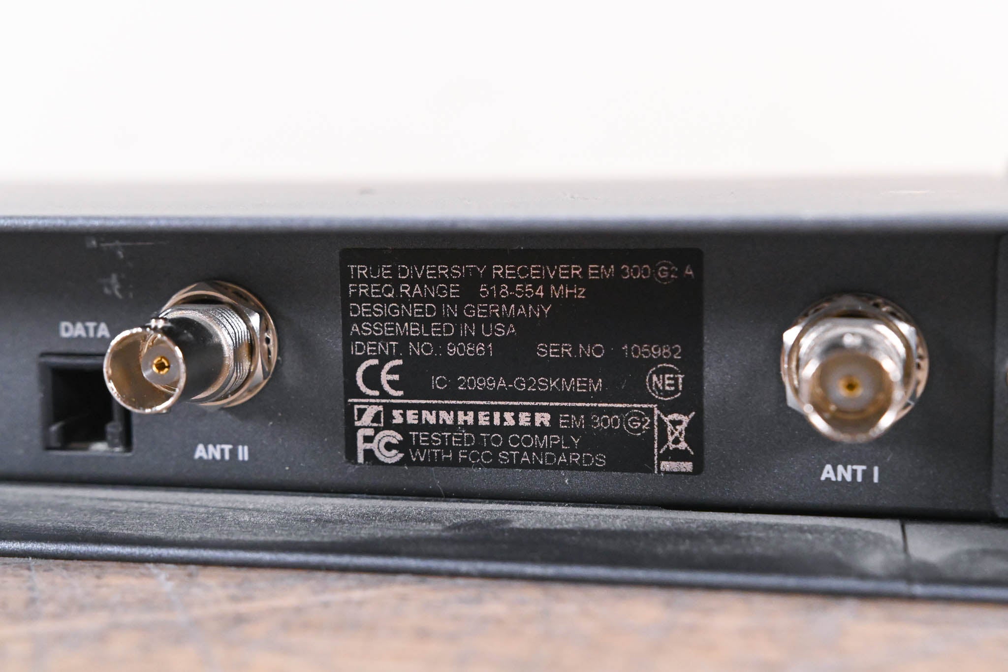 Sennheiser EM 300 G2 Wireless Receiver - 518-554 MHz (NO POWER SUPPLY)