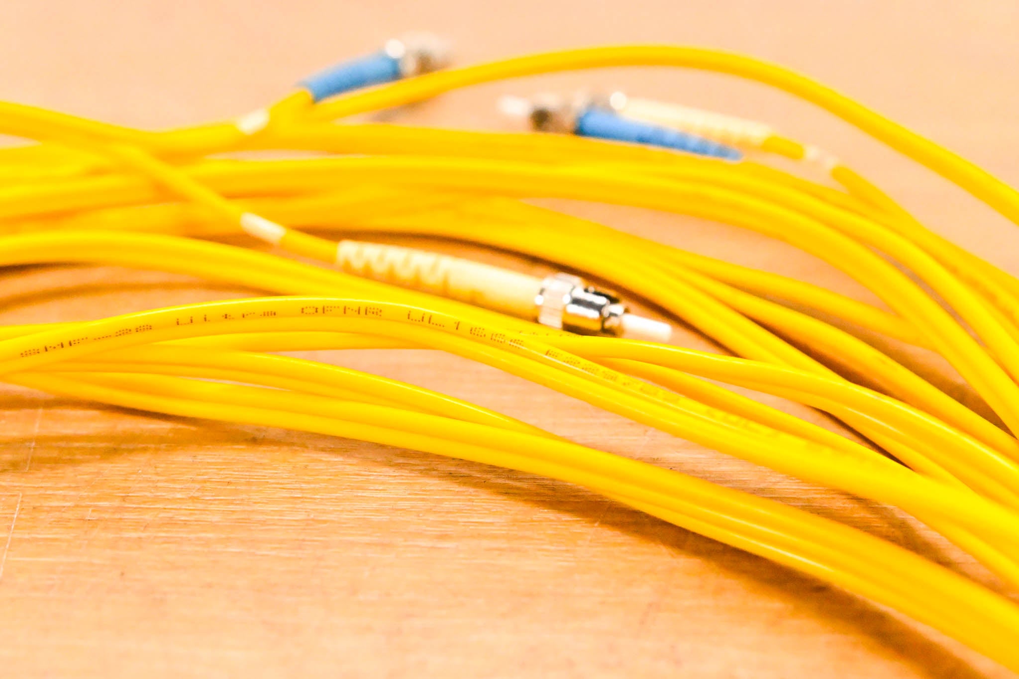 Corning SMF-28 Ultra ST-ST Duplex Single Mode Fiber Cable - 20'