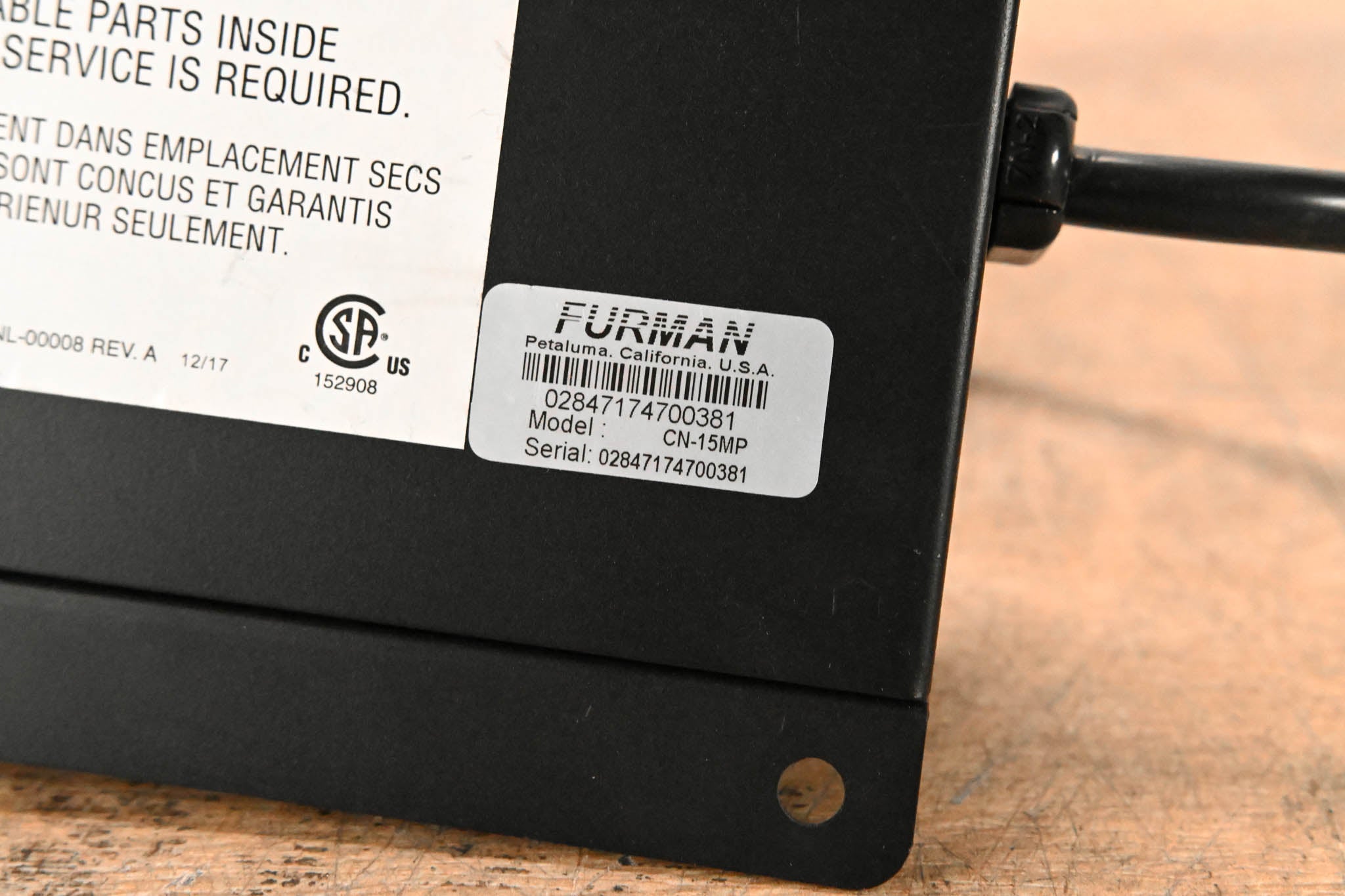 Furman CN-15MP Contractor Series MiniPort