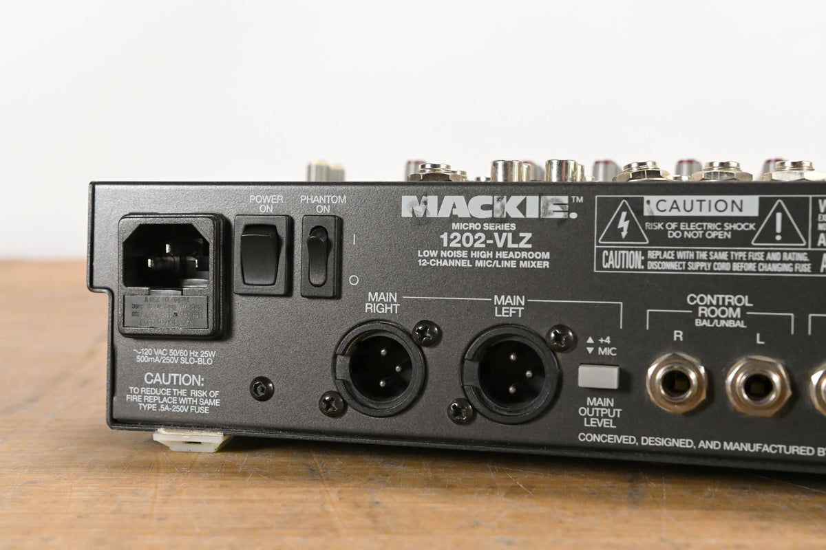 Mackie 1202-VLZ 12-Channel Compact Analog Audio Mixer