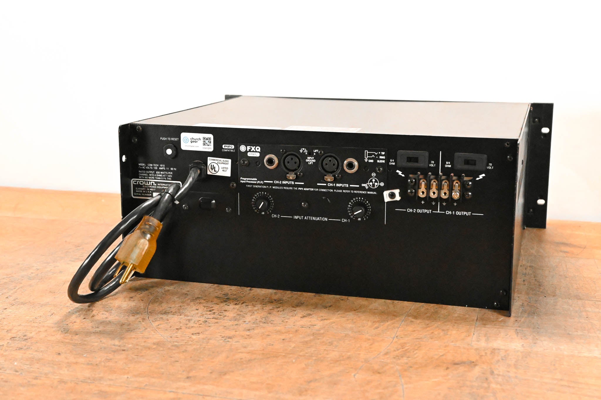 Crown Com-Tech 1610 2-Channel Power Amplifier