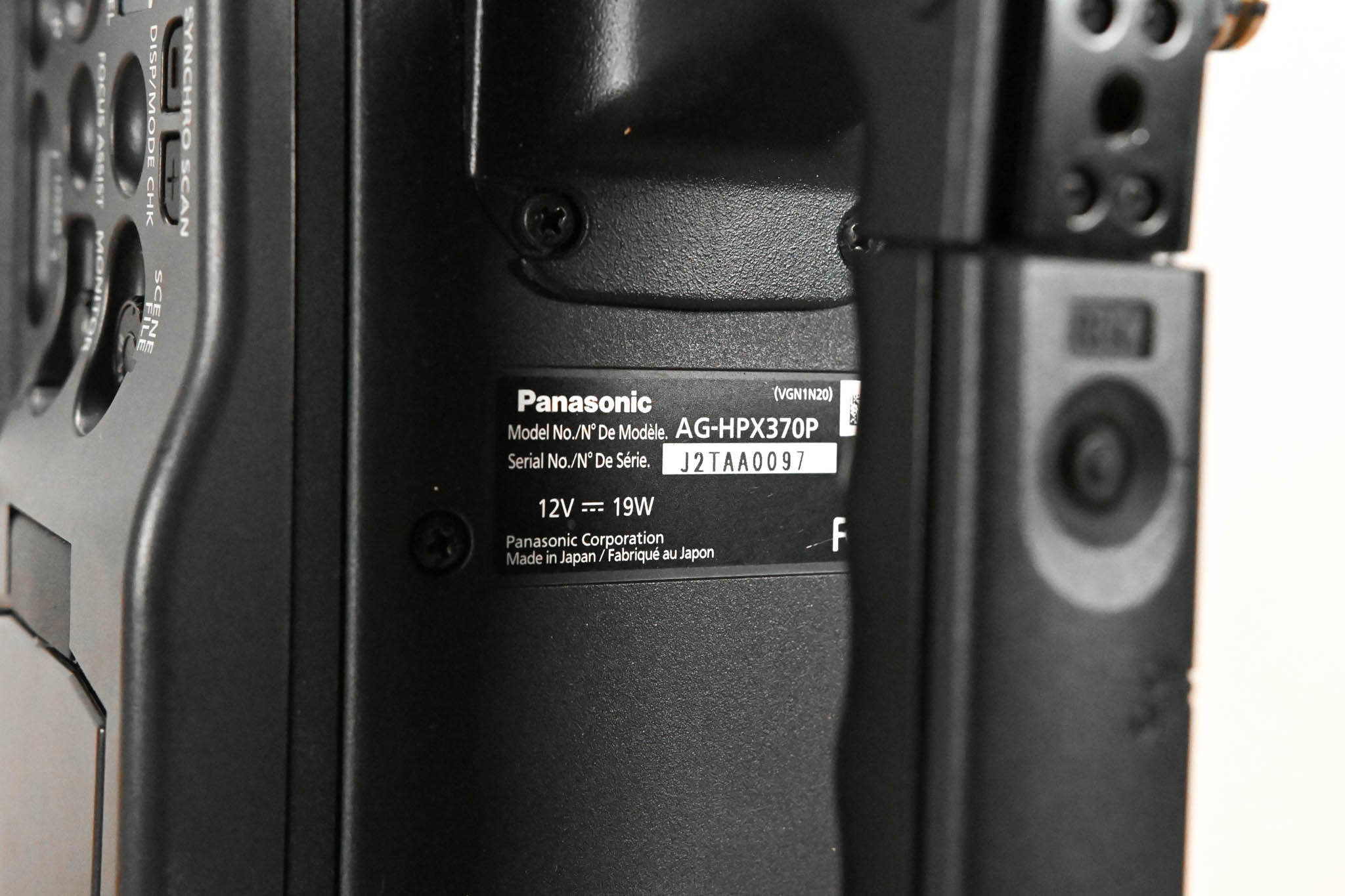 Panasonic AG-HPX370P 1/3" ENG P2HD Camcorder