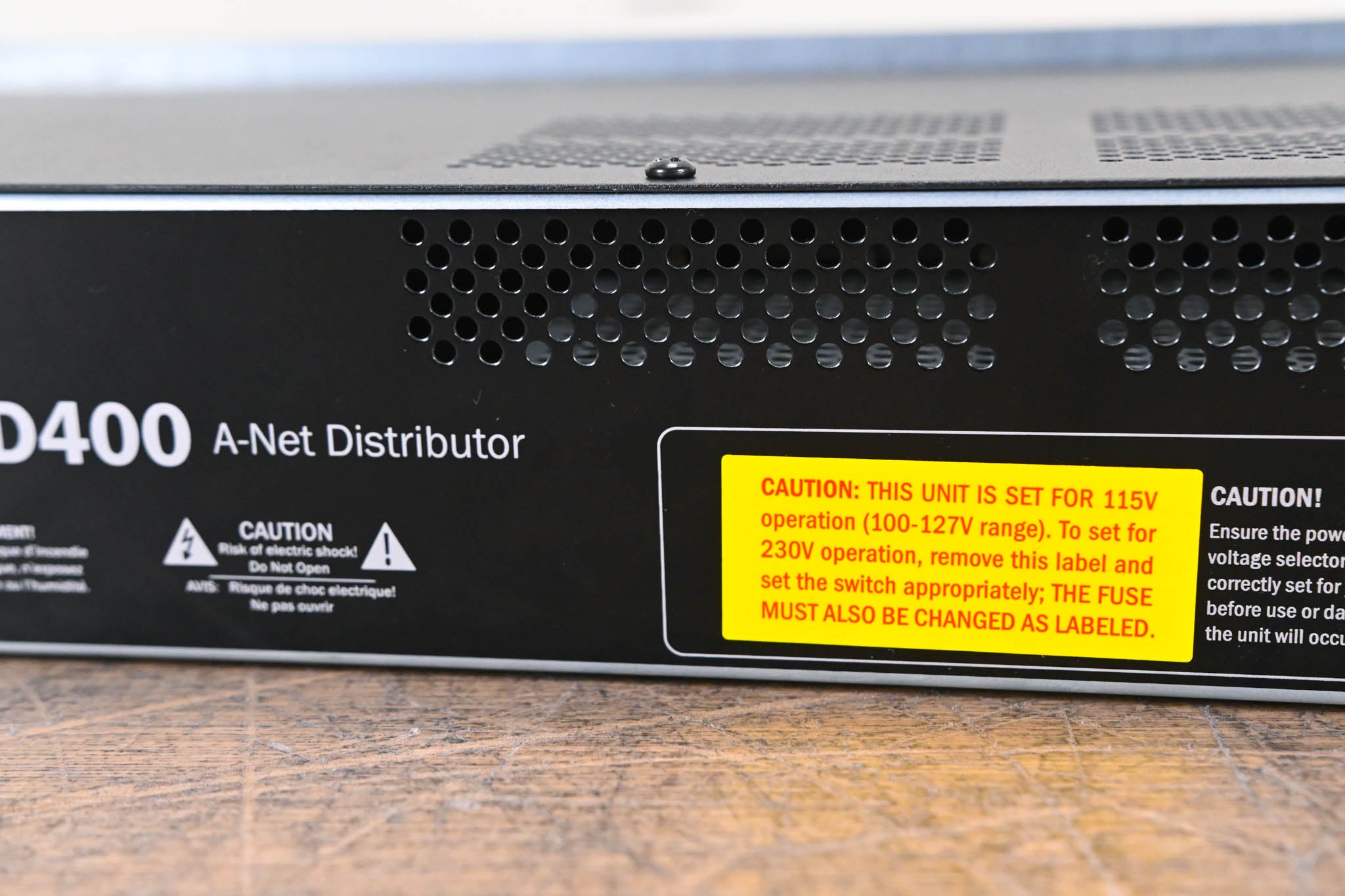 Aviom D400-Dante A-Net Distributor with Dante Connectivity