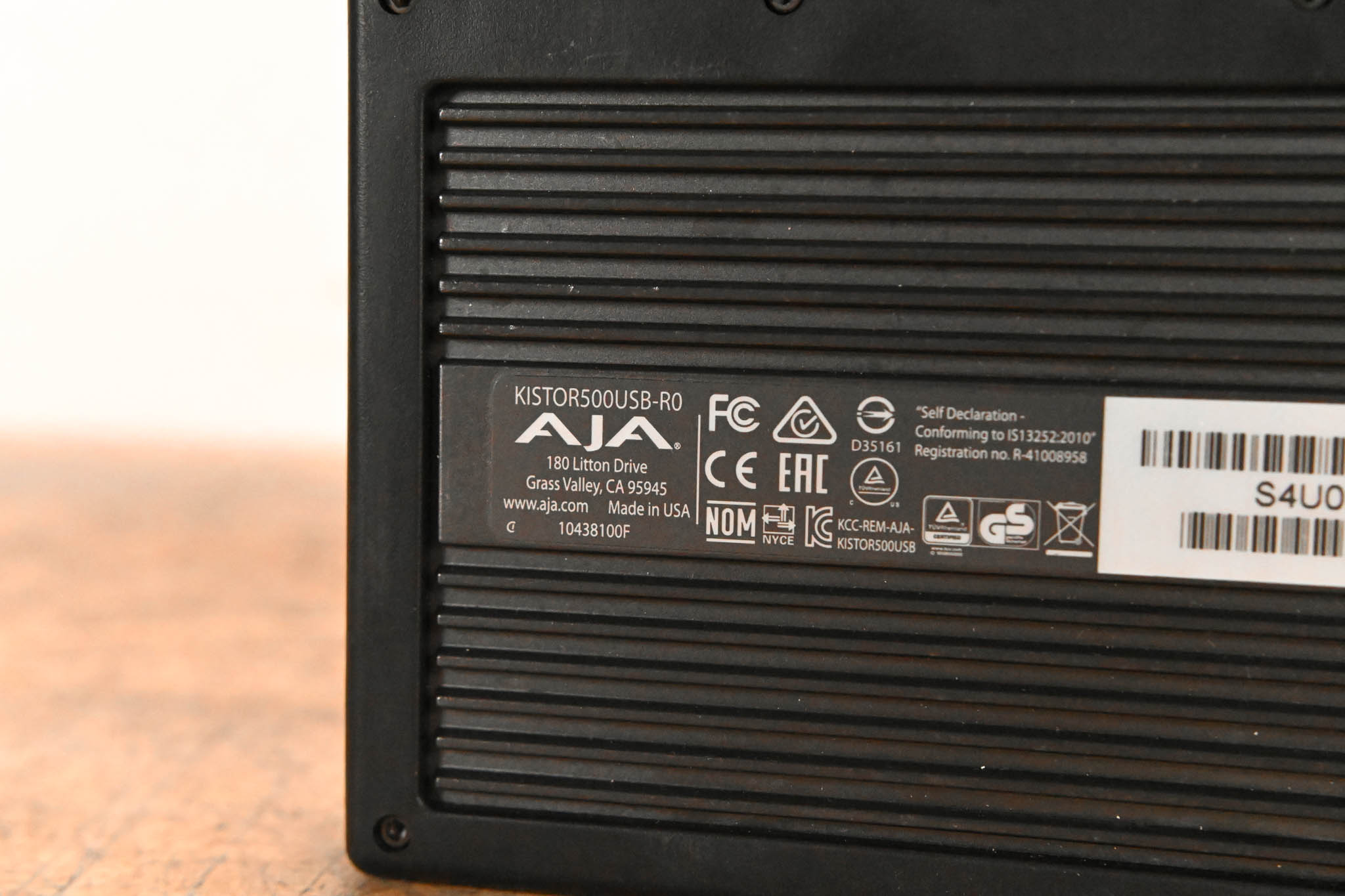 AJA KISTOR500USB-R0 500GB KiStor Hard Disk Drive for Ki Pro