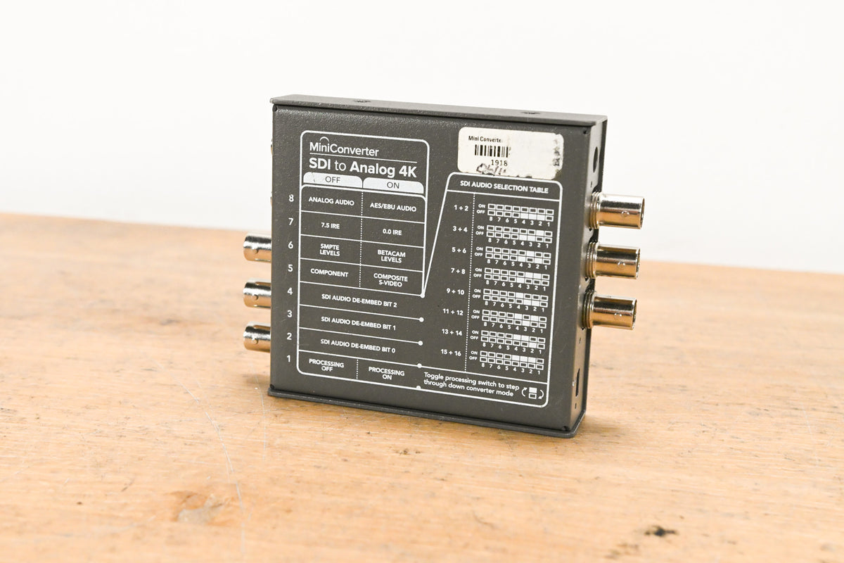 Blackmagic Design Mini Converter SDI to Analog 4K (NO POWER SUPPLY)