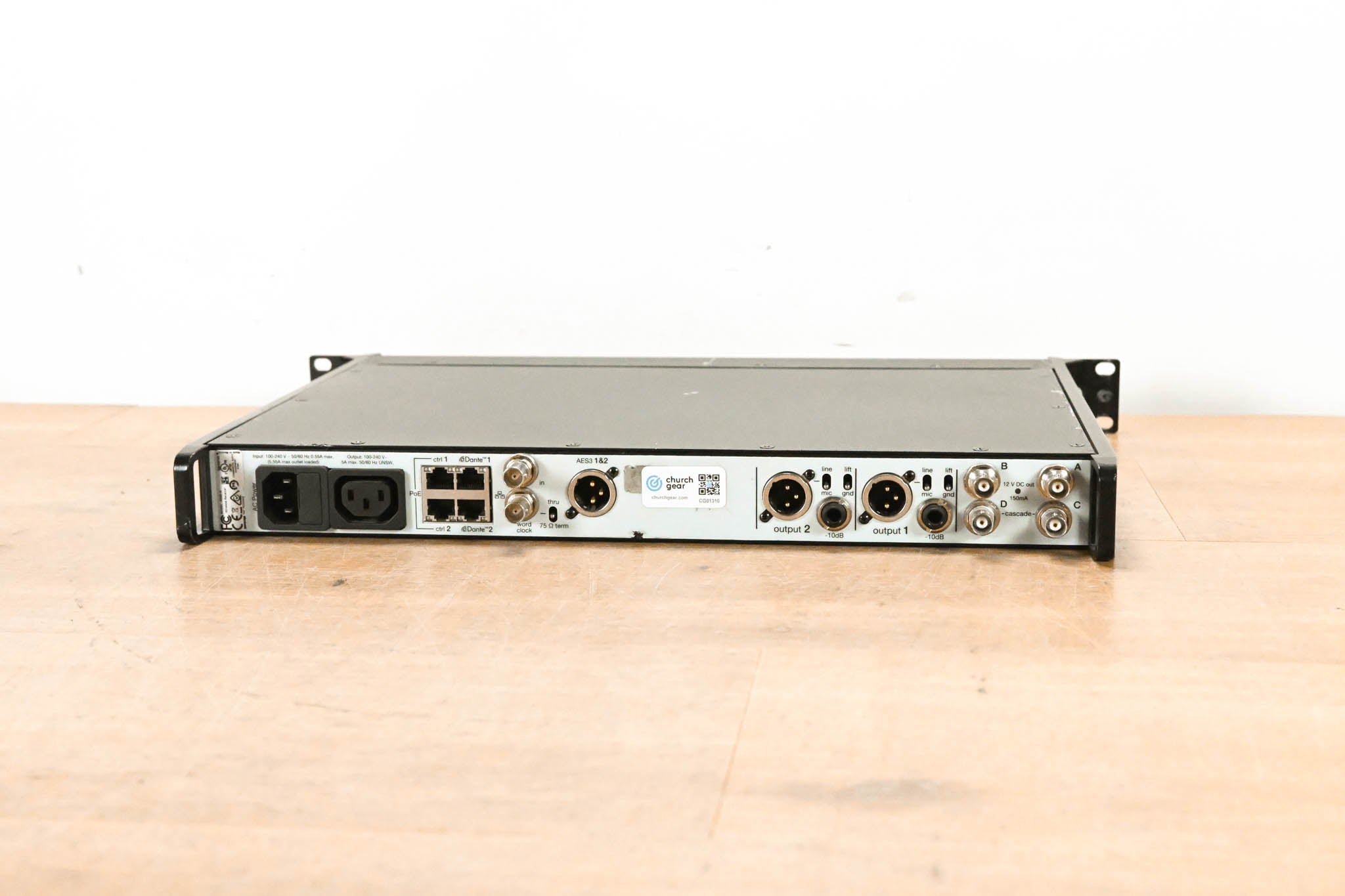 Shure AD4D Axient Digital Two-Channel Wireless Receiver - A 470-636 MHz