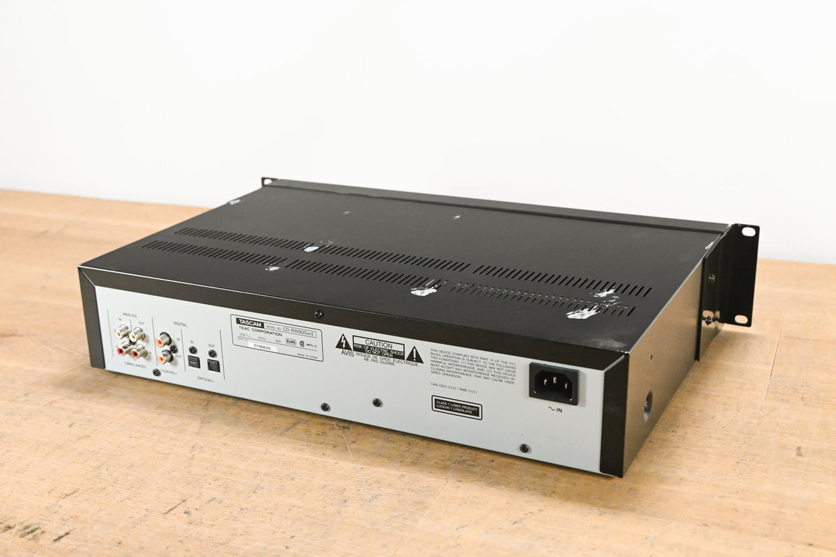 TASCAM CD-RW900 MKII Professional Rack-Mountable CD Recorder/Player