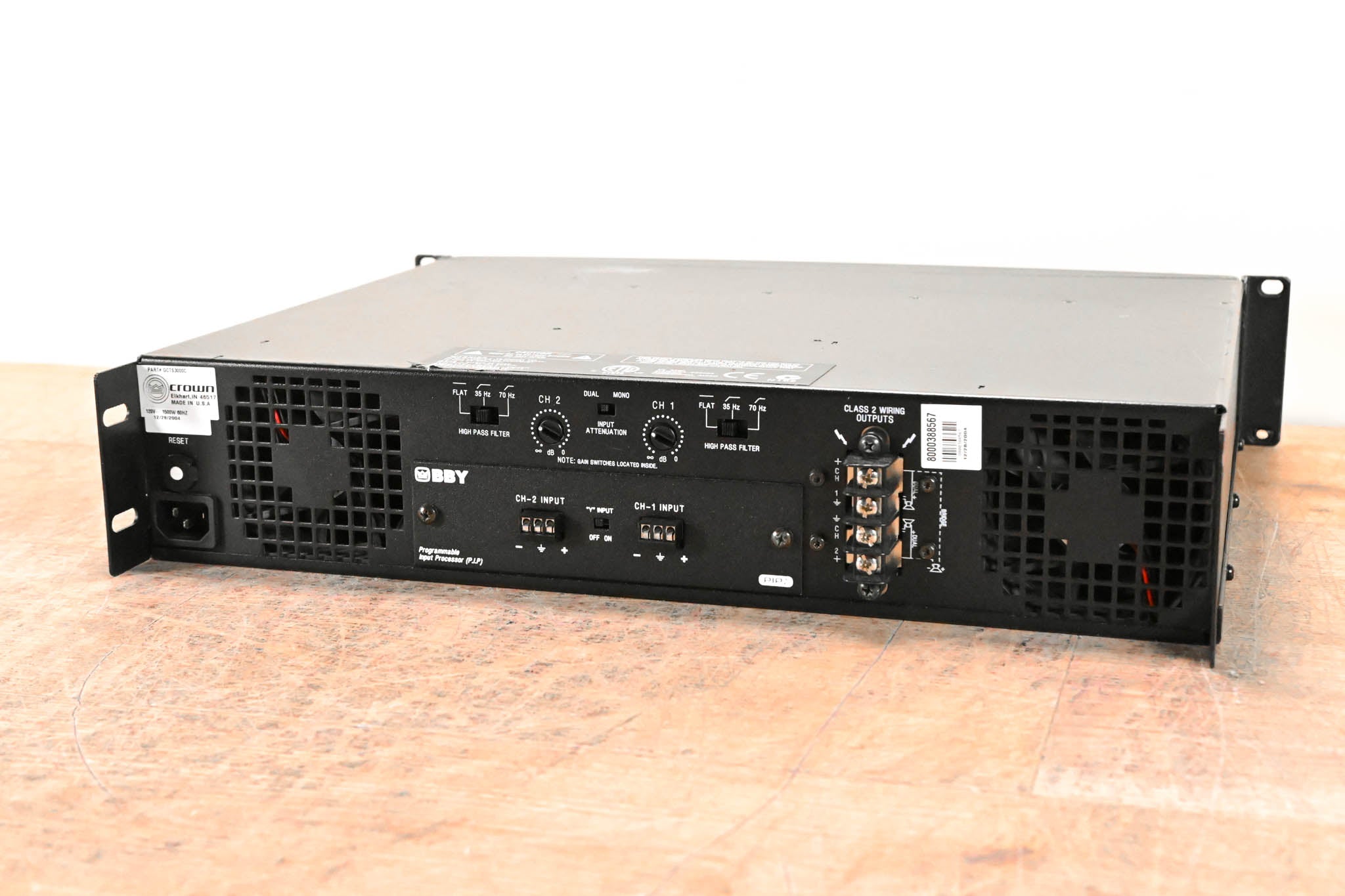 Crown CTs 3000 Two-Channel 1500W Power Amplifier