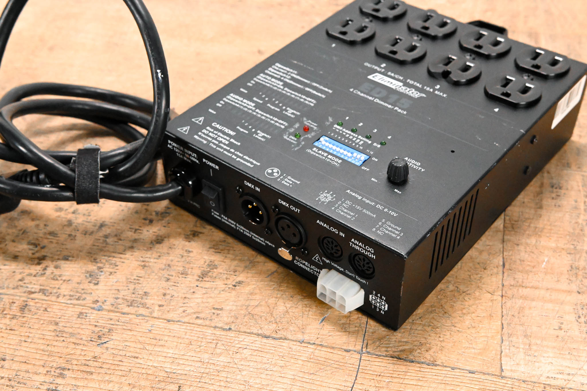 Eliminator Lighting ED15 4-Channel Dimmer Pack