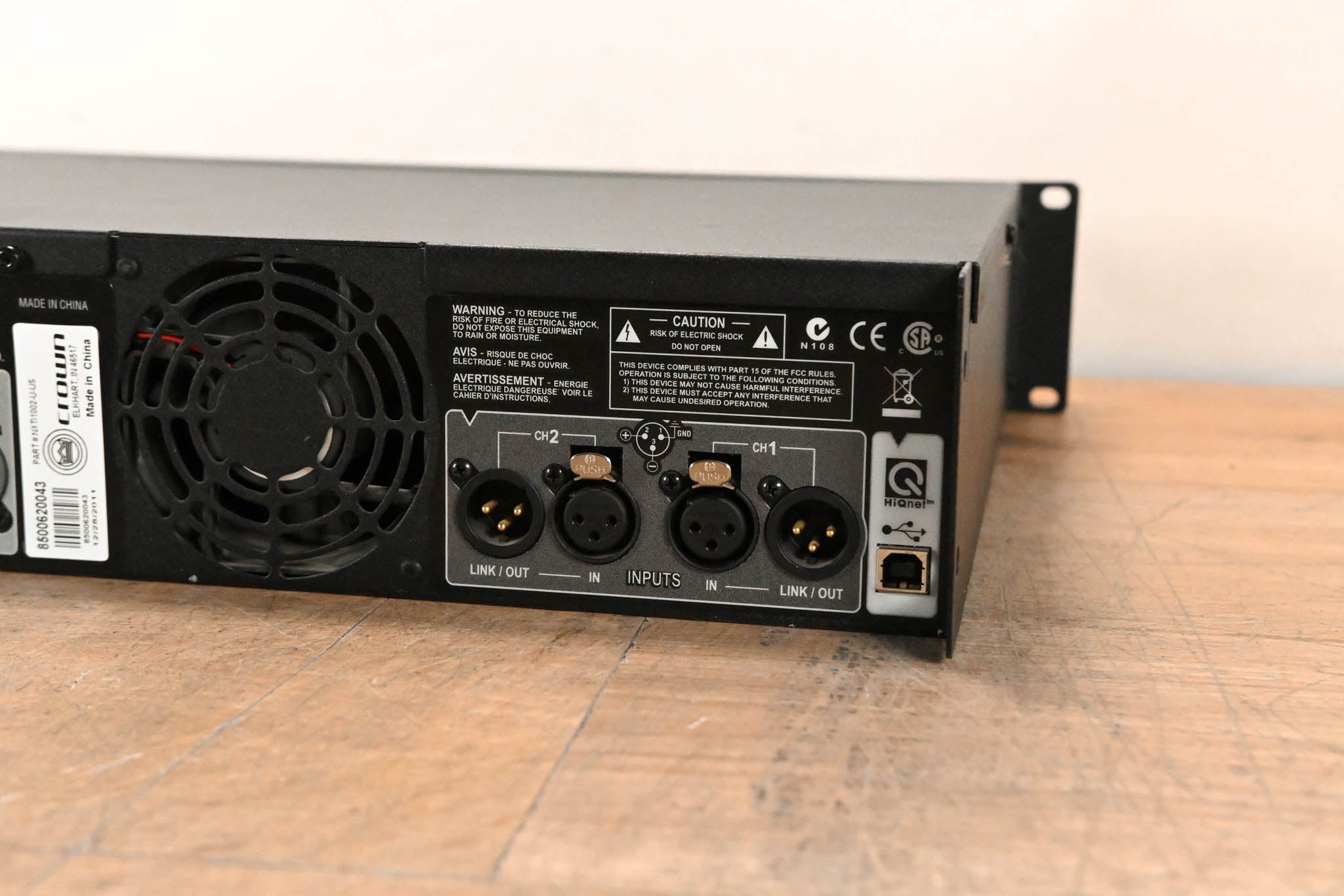 Crown XTi 1002 2-Channel 500W Power Amplifier