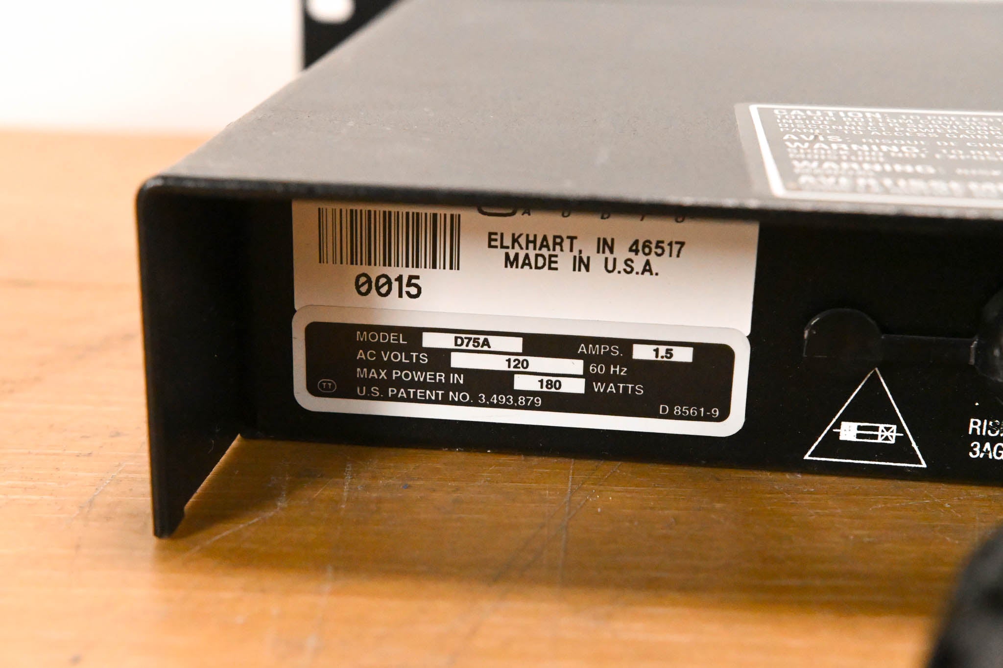 Crown D-75A 2-Channel Power Amplifier