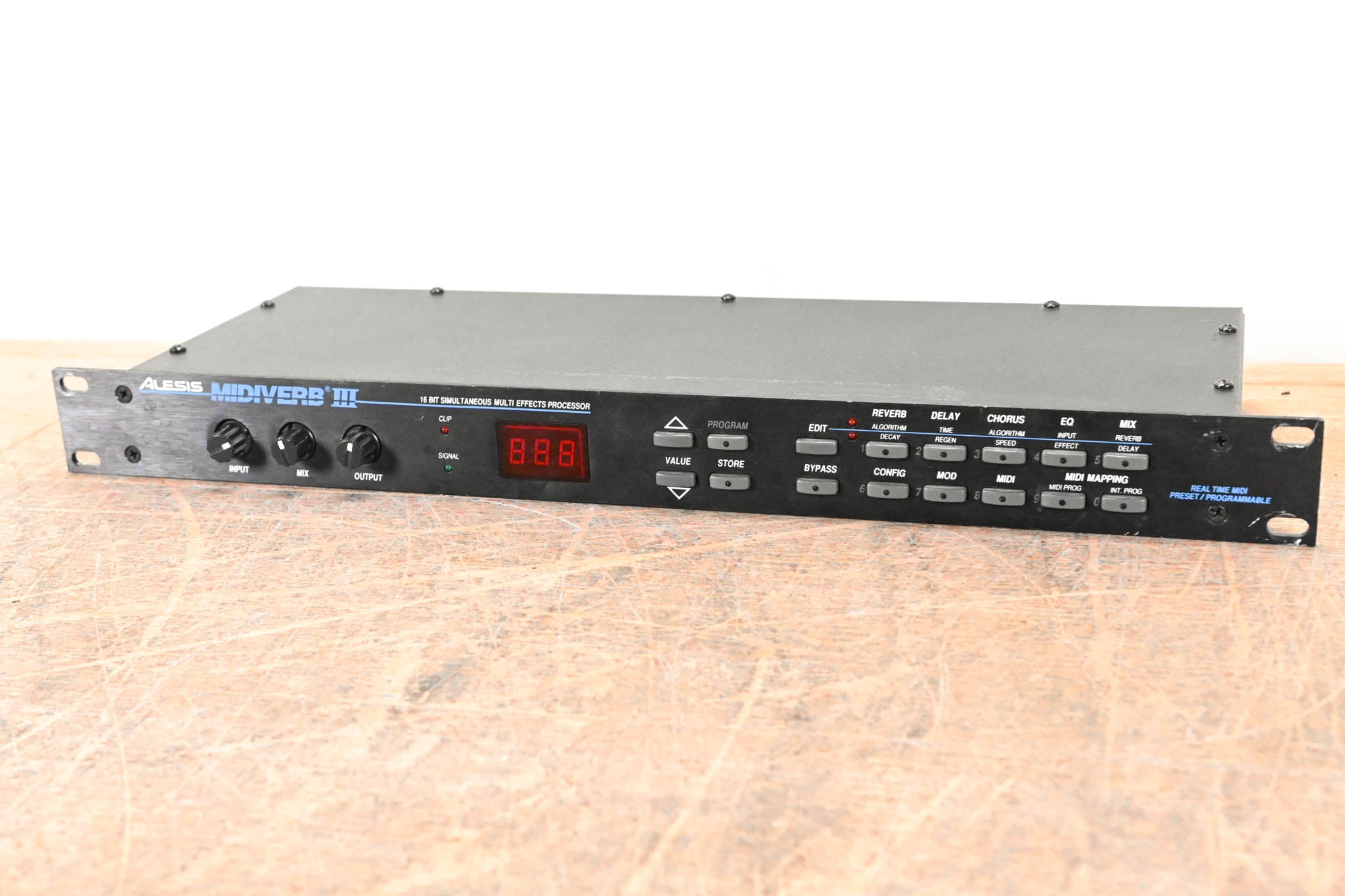 Alesis Midiverb III Digital Effects Processor (NO POWER SUPPLY)