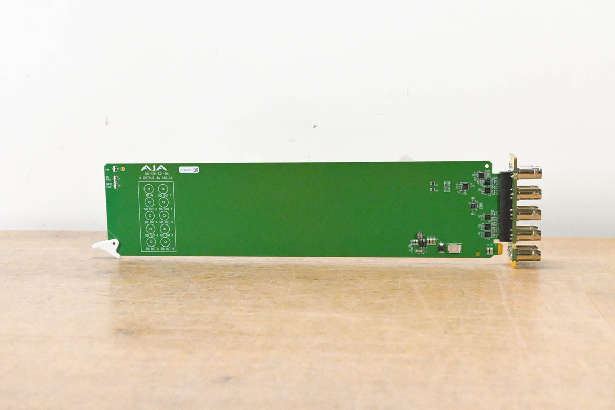 AJA OG-1x9-SDI-DA 9 Output 3G SDI DA Reclocking DA w/ Rear Module