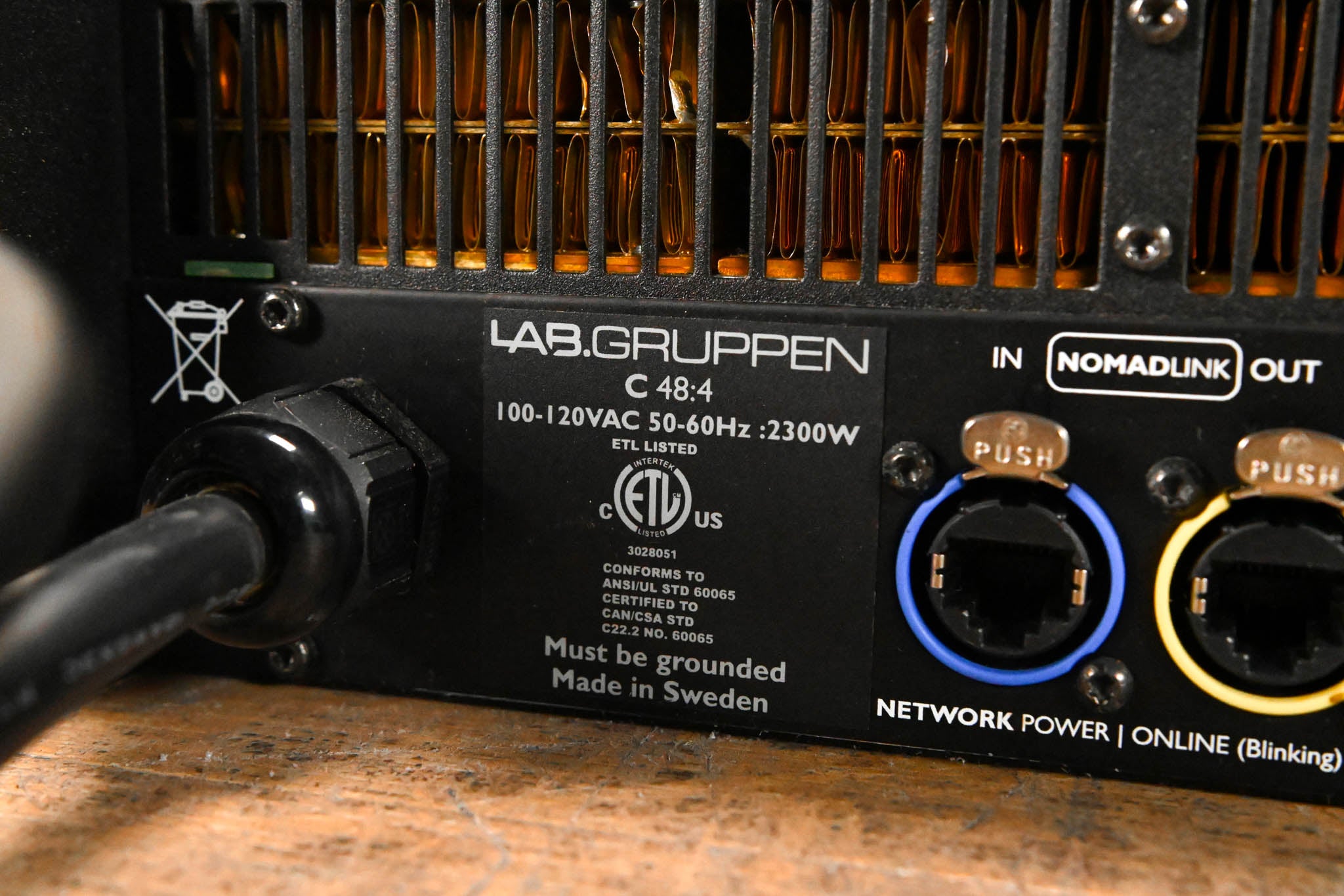 Lab Gruppen C 48:4 4800W 4-Channel Power Amplifier
