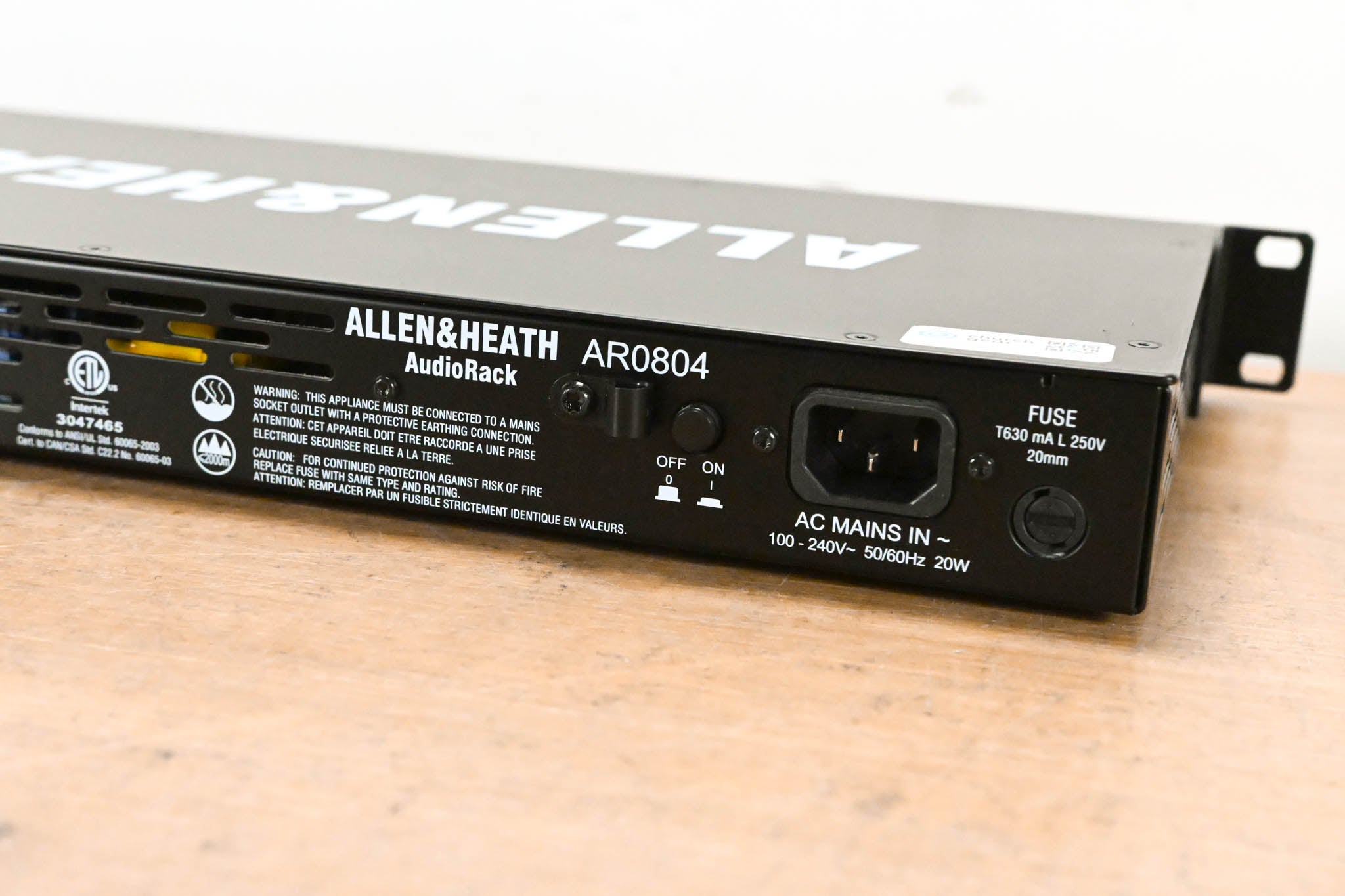 Allen & Heath AR84 8in / 4out Expansion AudioRack for GLD and Qu Mixers