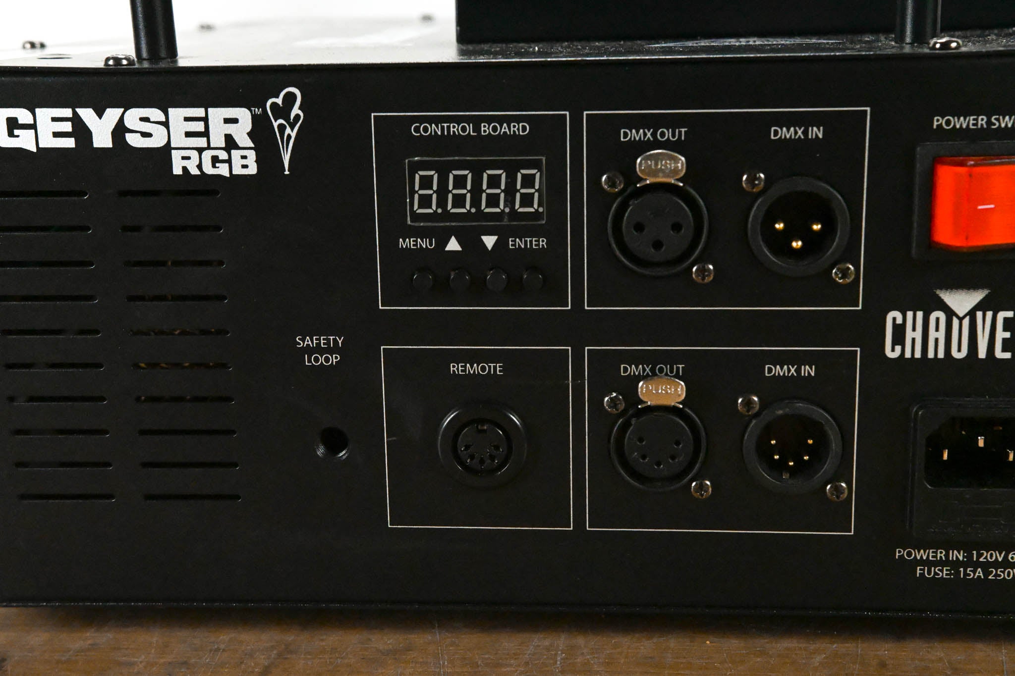 Chauvet Geyser RGB Ver 3 LED Lighting Effect and Fog Machine