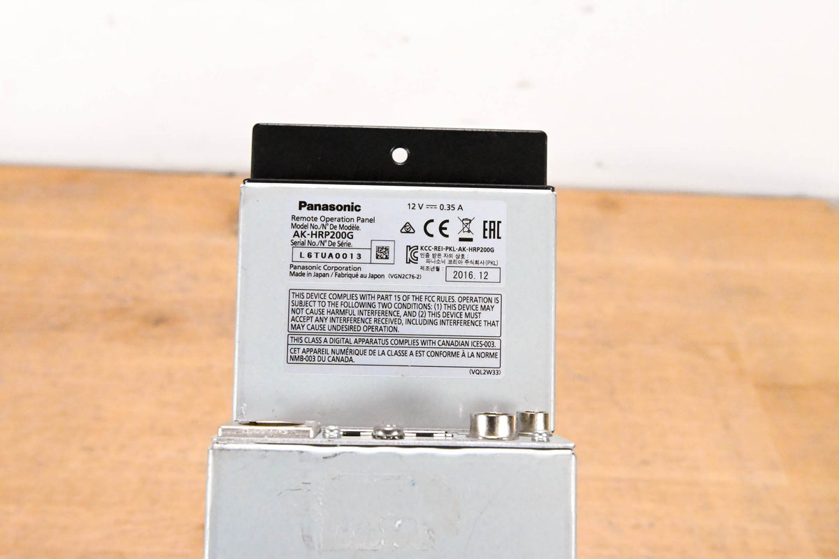 Panasonic AK-HRP200G Remote Operation Panel