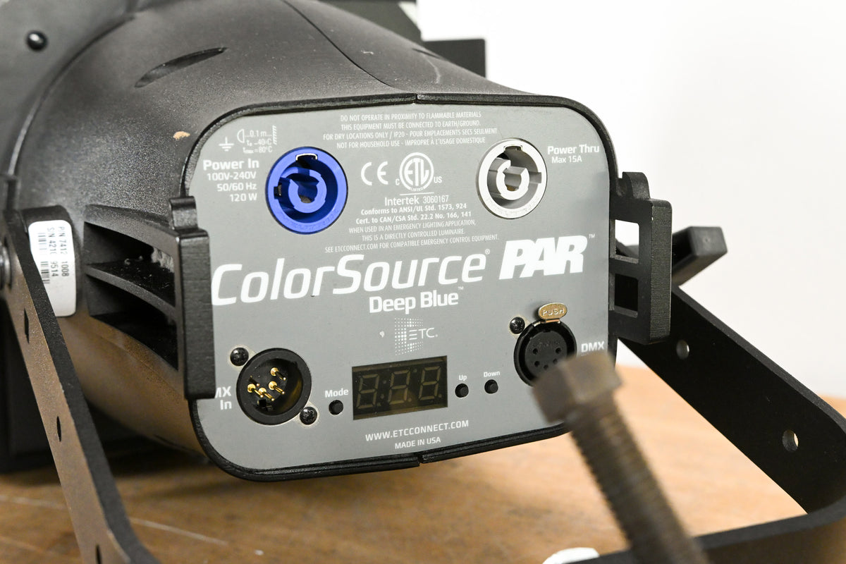 ETC ColorSource PAR Deep Blue LED Wash Light - Black