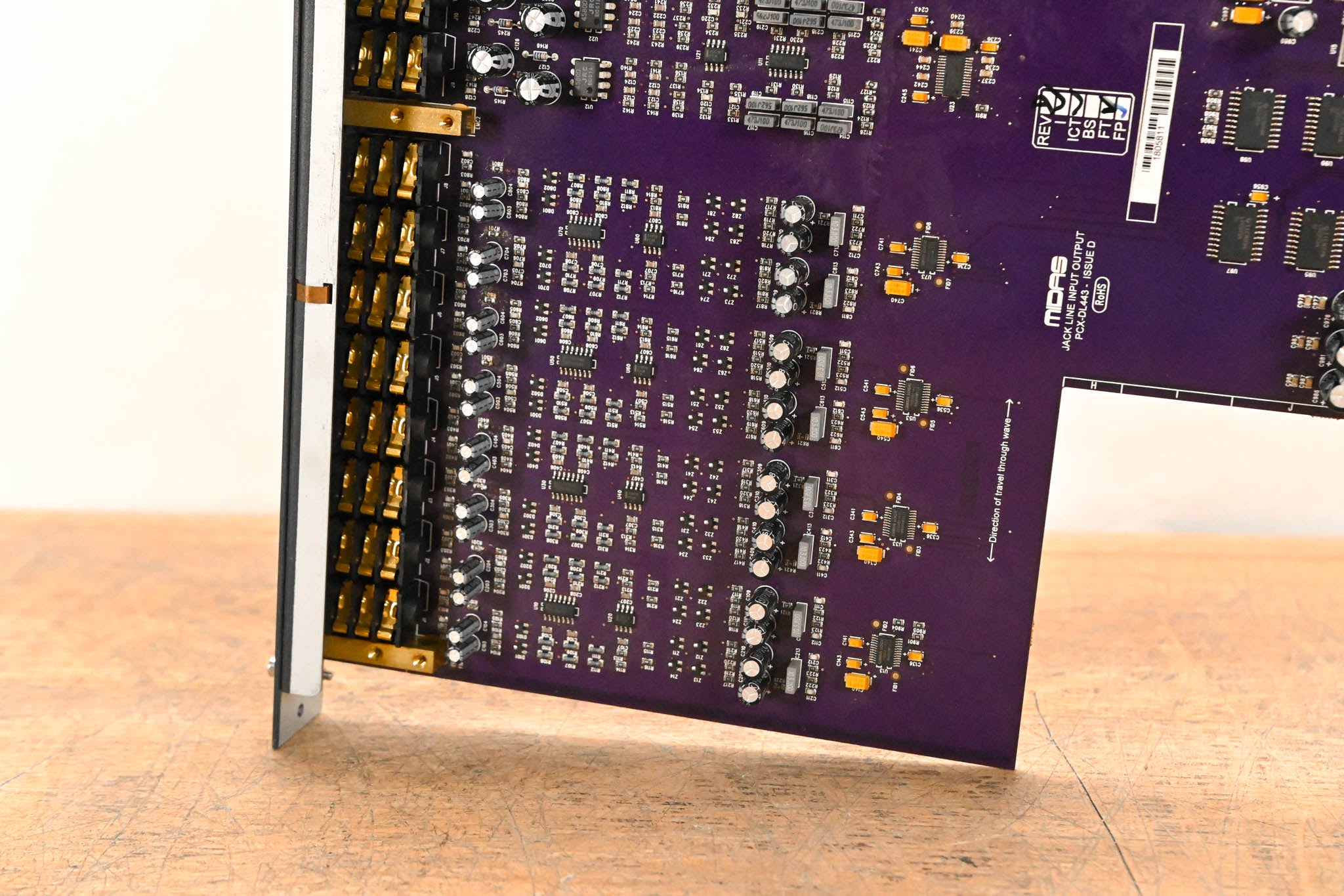 Midas DL443 Analog 8 Input, 8 Output Card with 1/4" TRS Connectors