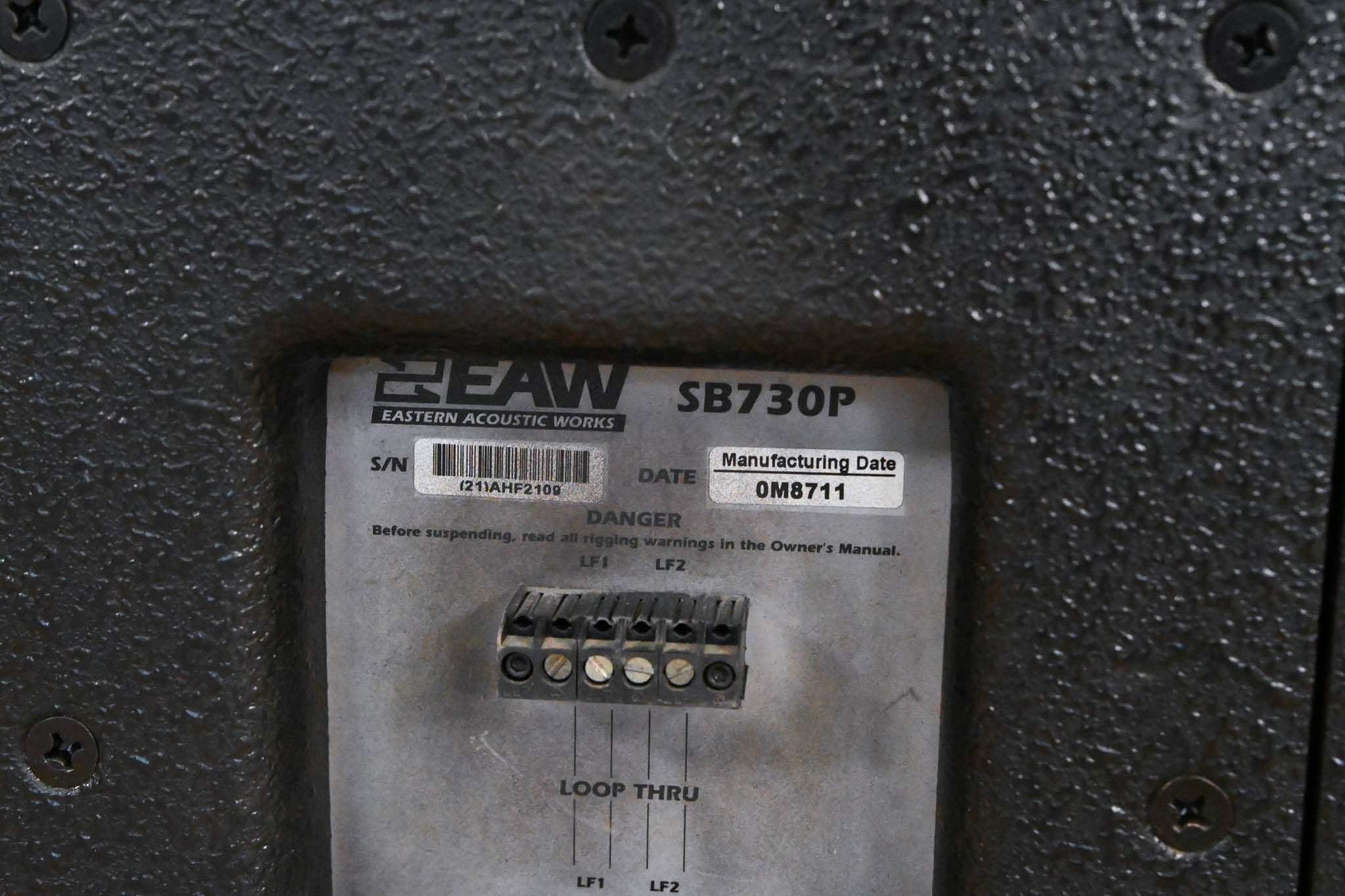 EAW SB730P Dual 12-inch Subwoofer