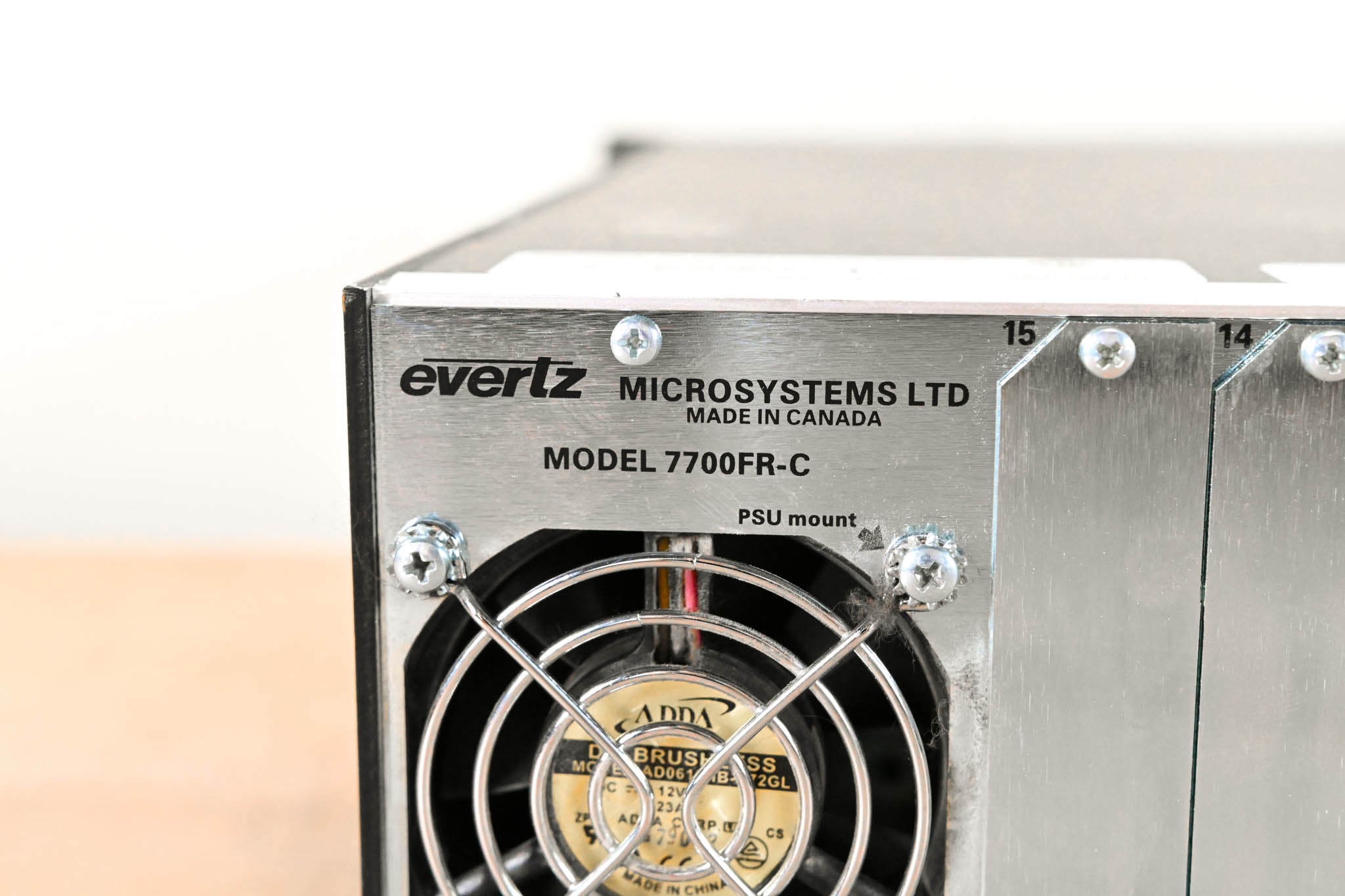 Evertz 7700FR-C Multiframe Chassis with Cards CG0046X
