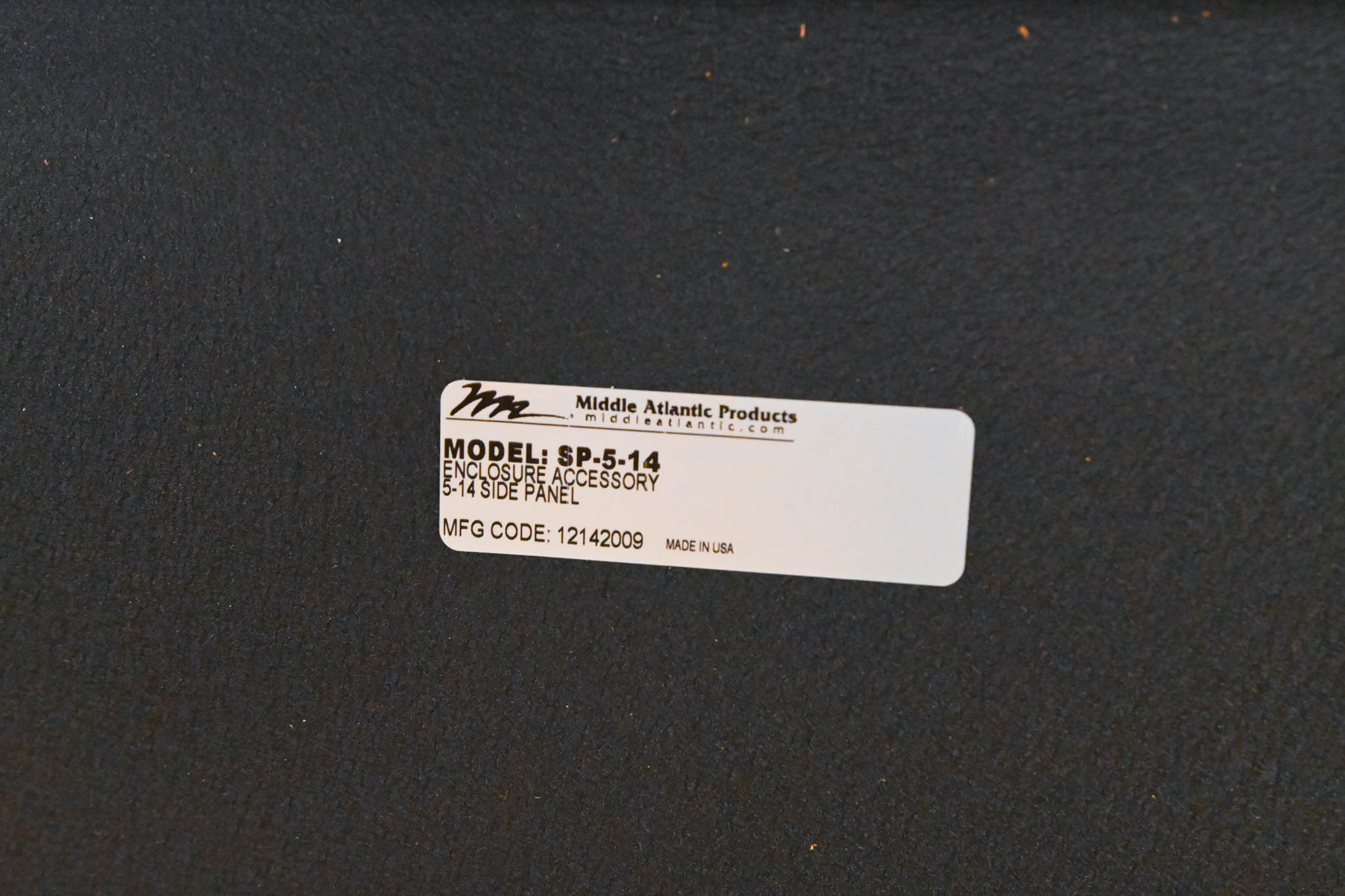 Middle Atlantic SP-5-14 Side Panels for Slim 5, 14 RU, 20" Deep