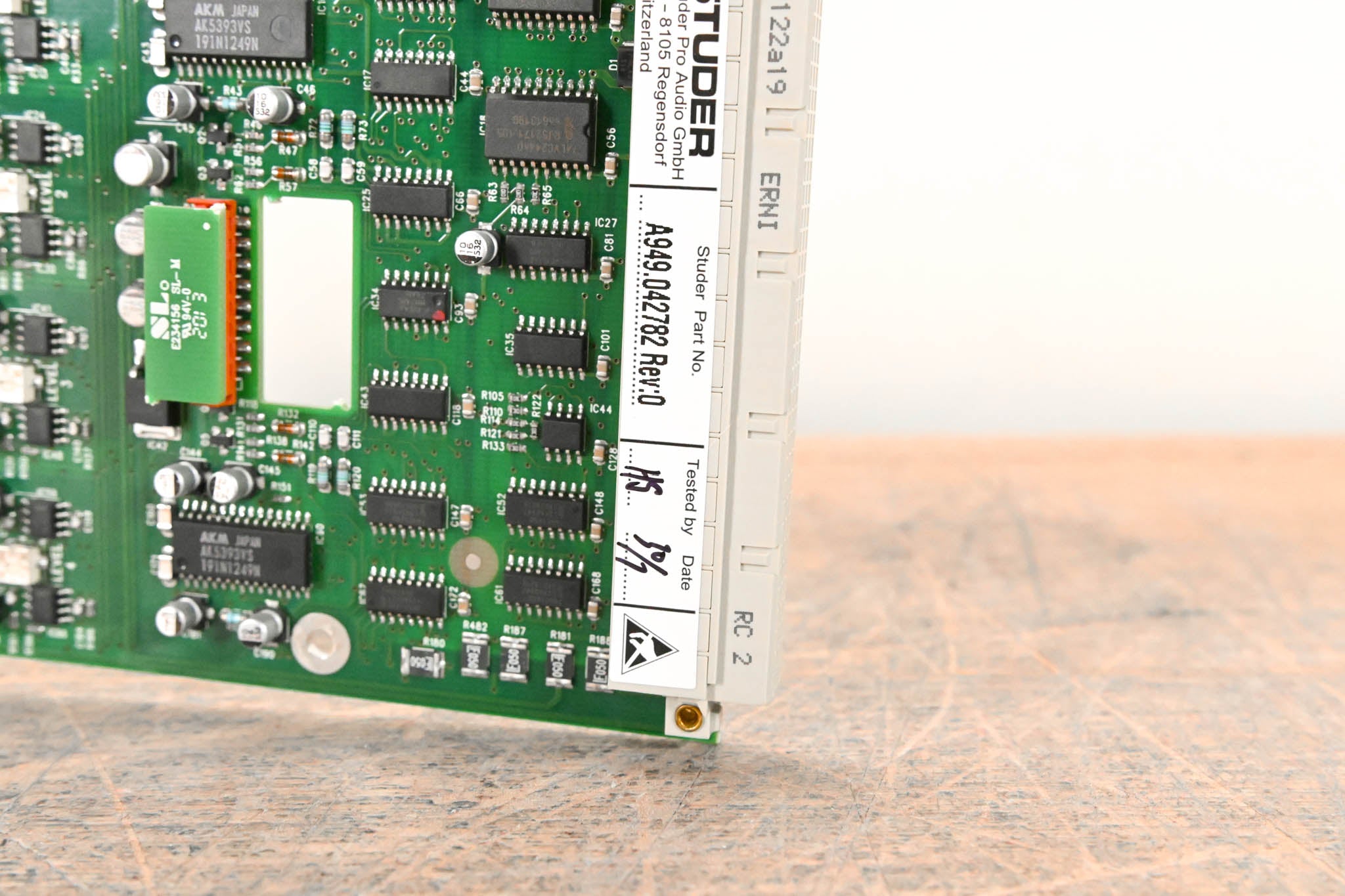 Studer Mic/Line In Card for D21m Modular I/O System
