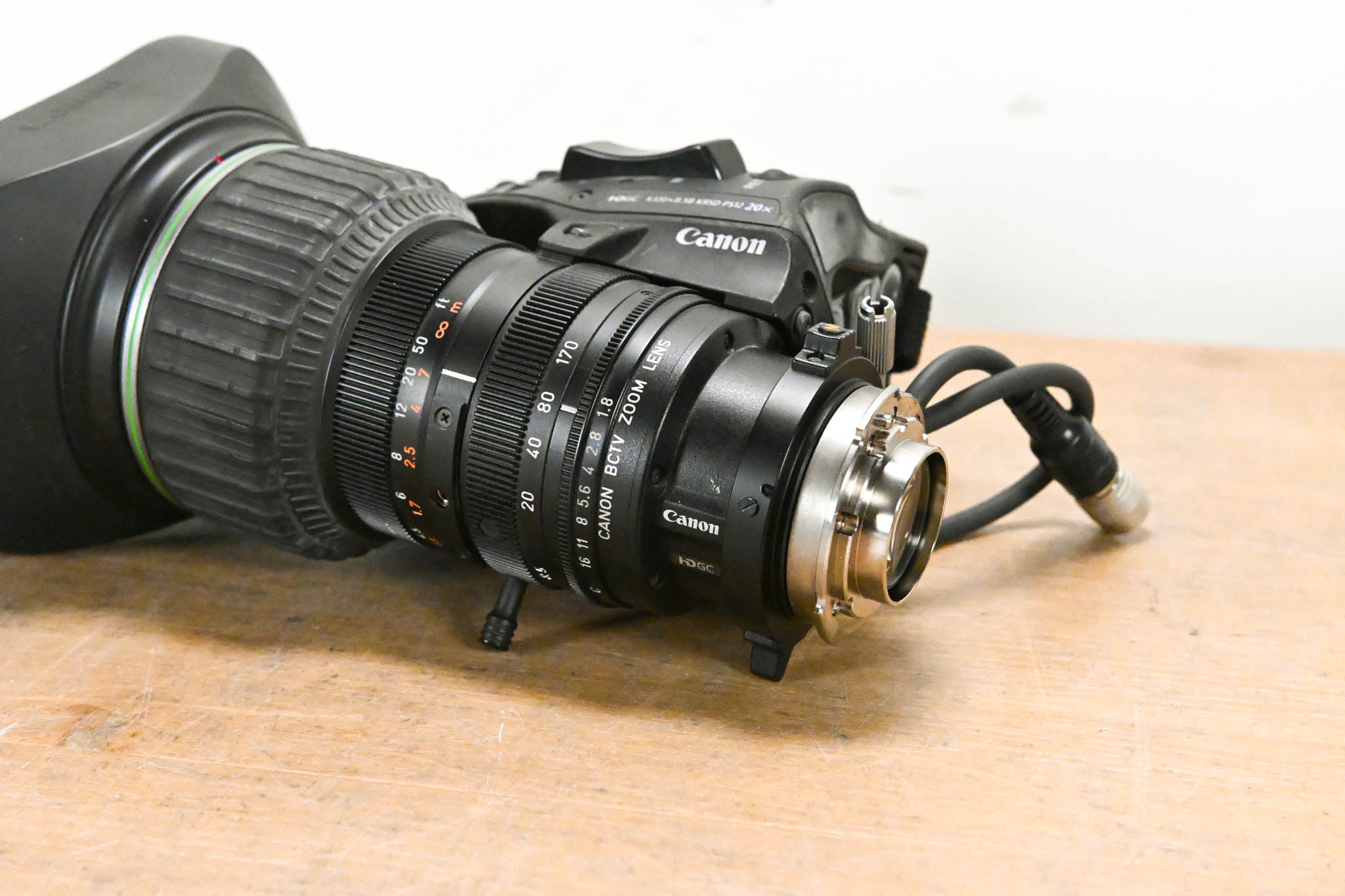 Canon KJ20x8.5B KRSD PS12 20x HDgc Series HDTV Zoom Lens 1:8.5-170mm
