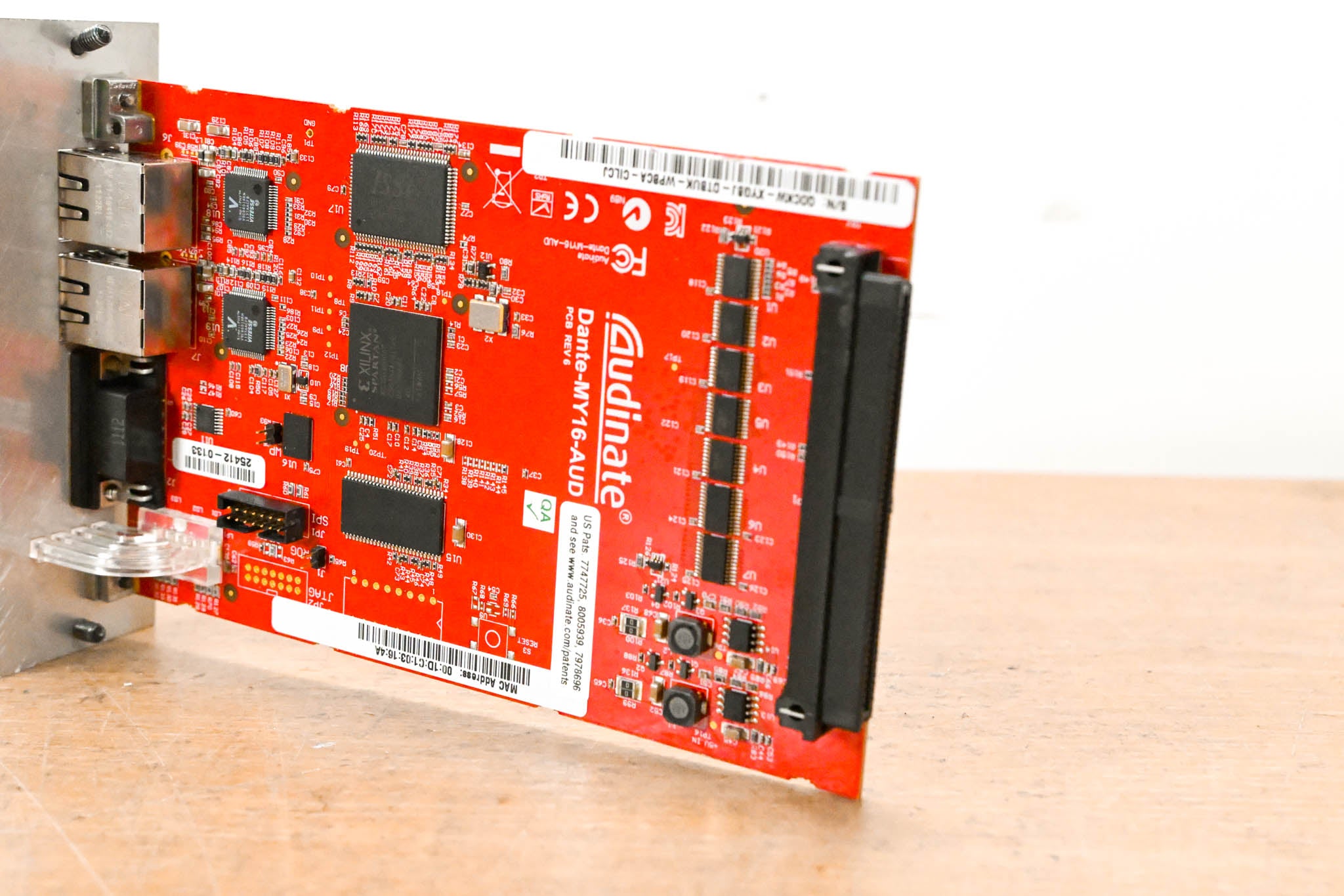 Audinate Dante-MY16-AUD 16-Channel Dante Network I/O Card