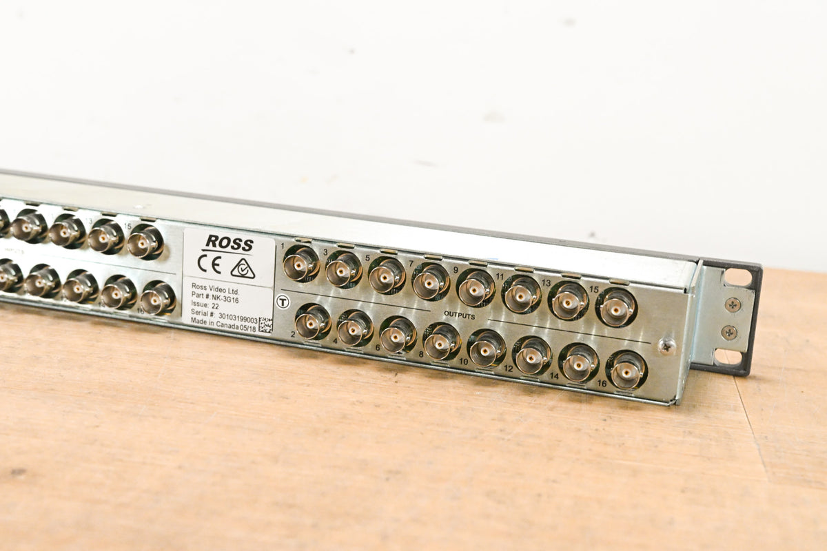 Ross NK-3G16 16 × 16 3G/HD/SD SDI Utility Router