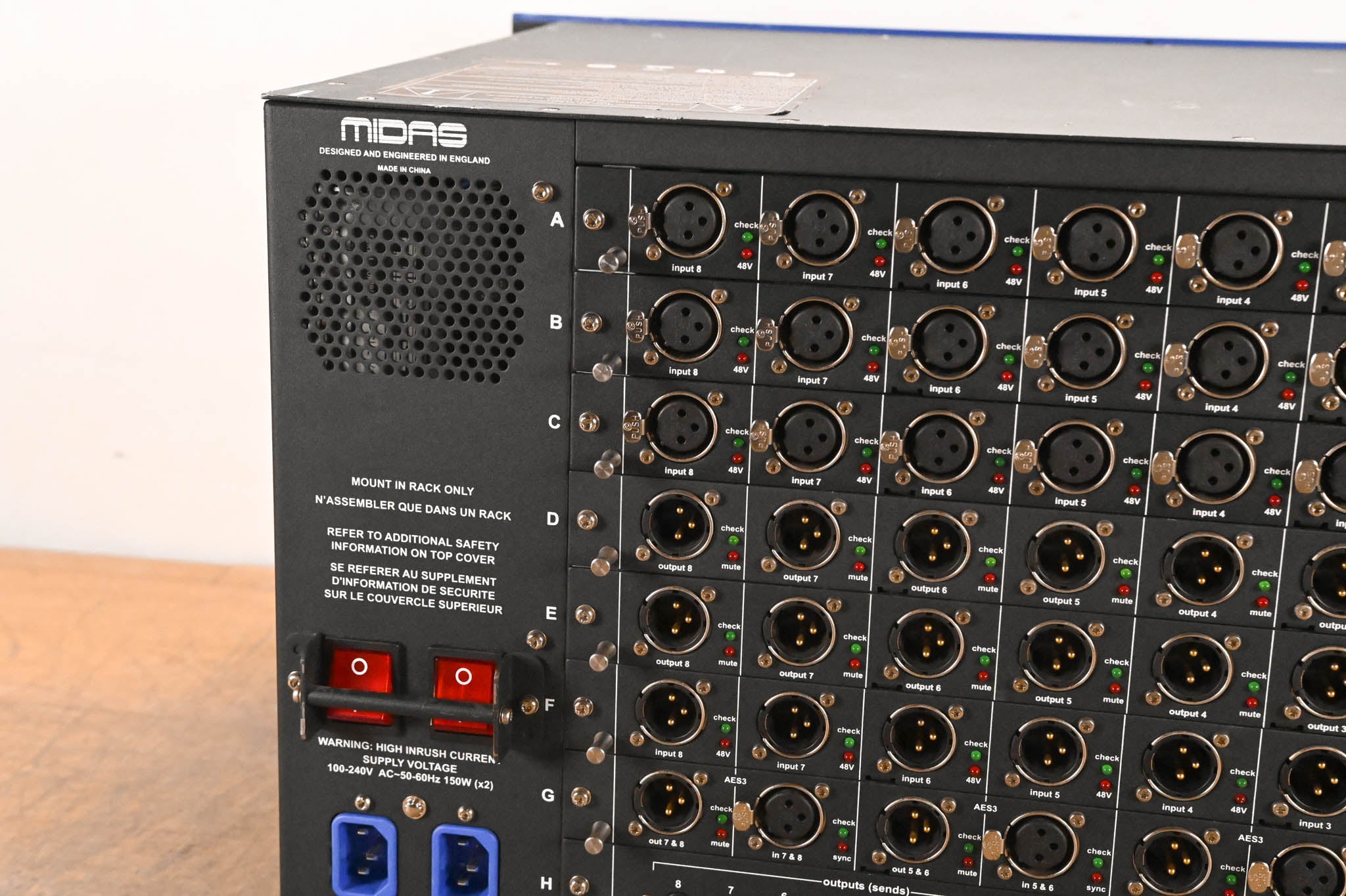 マイダス DVD-BOX1、2 Midas DL351 Modular Stage Box CG01UHN