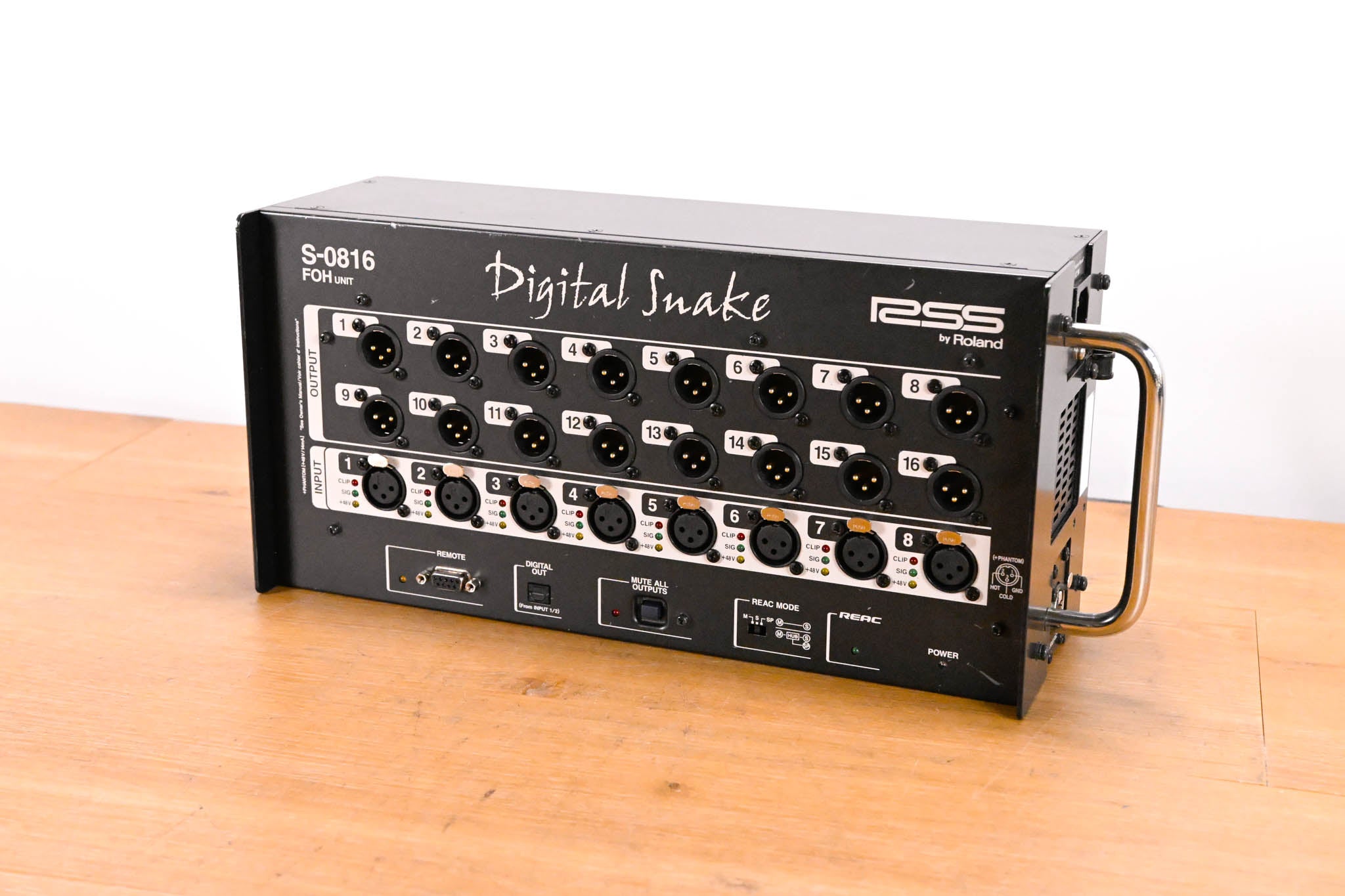 Roland S-0816 8 x 16 Digital Snake Front of House Unit