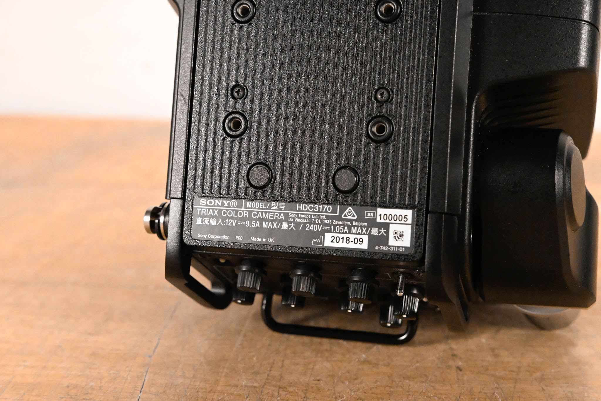 Sony HDC-3170 2/3" 3-CMOS HD Digital Triax System Camera