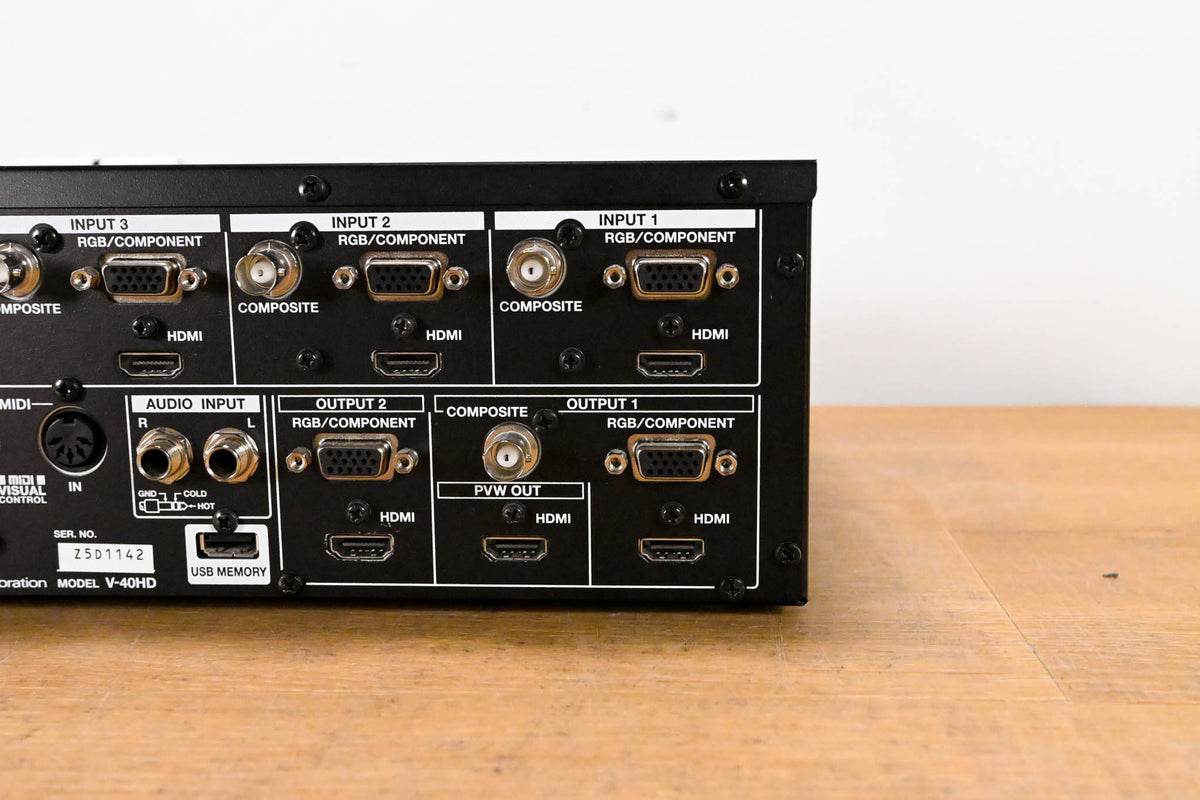 Roland V-40HD Multi-Format Video Switcher (NO POWER SUPPLY)