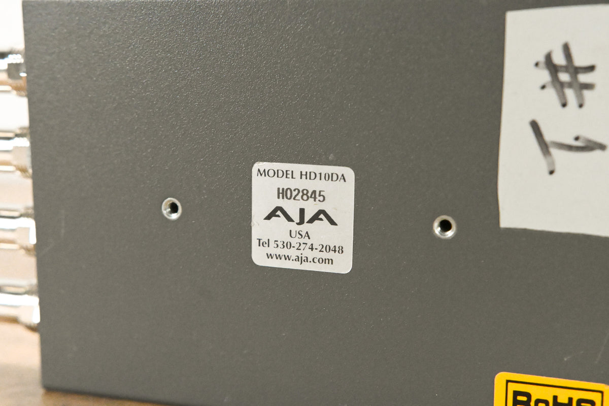 AJA HD10DA 1x6 Distribution Amplifier (NO POWER SUPPLY)