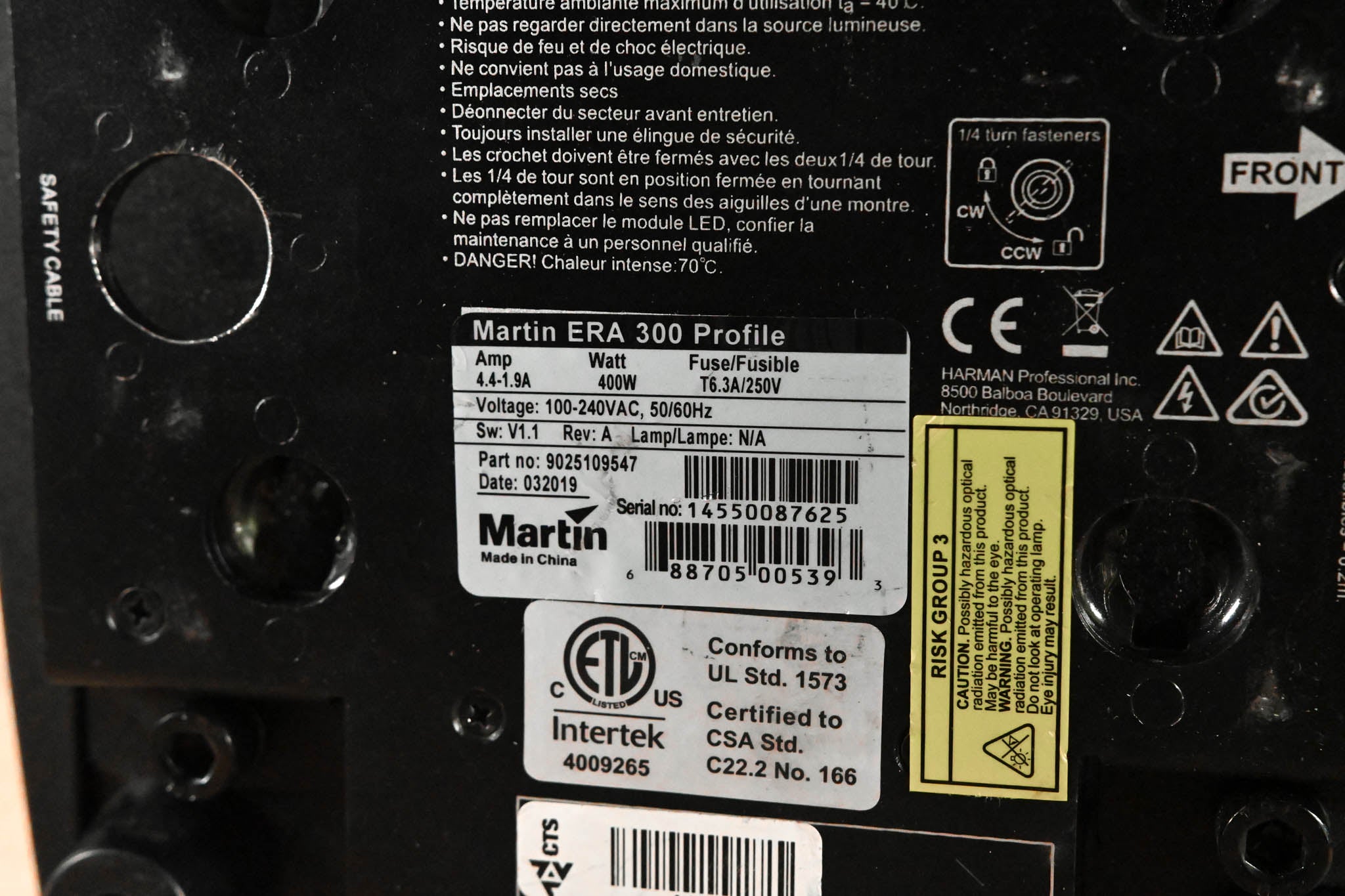 Martin Lighting ERA 300 Profile Compact LED Moving Head Profile