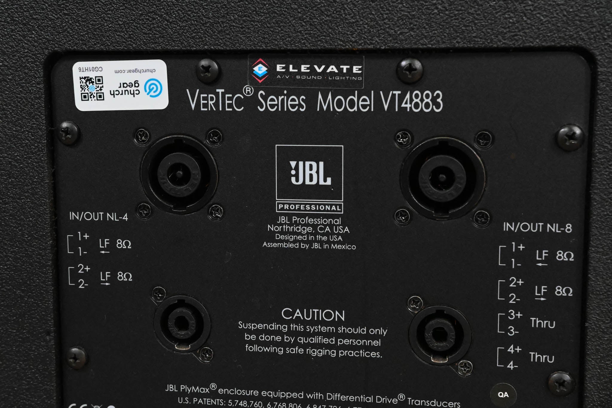 JBL VT4883 Subcompact Dual 12" Cardioid-Arrayable Subwoofer