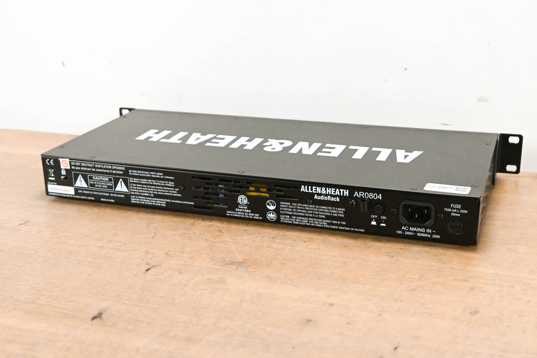 Allen & Heath AR84 8in / 4out Expansion AudioRack for GLD and Qu Mixers